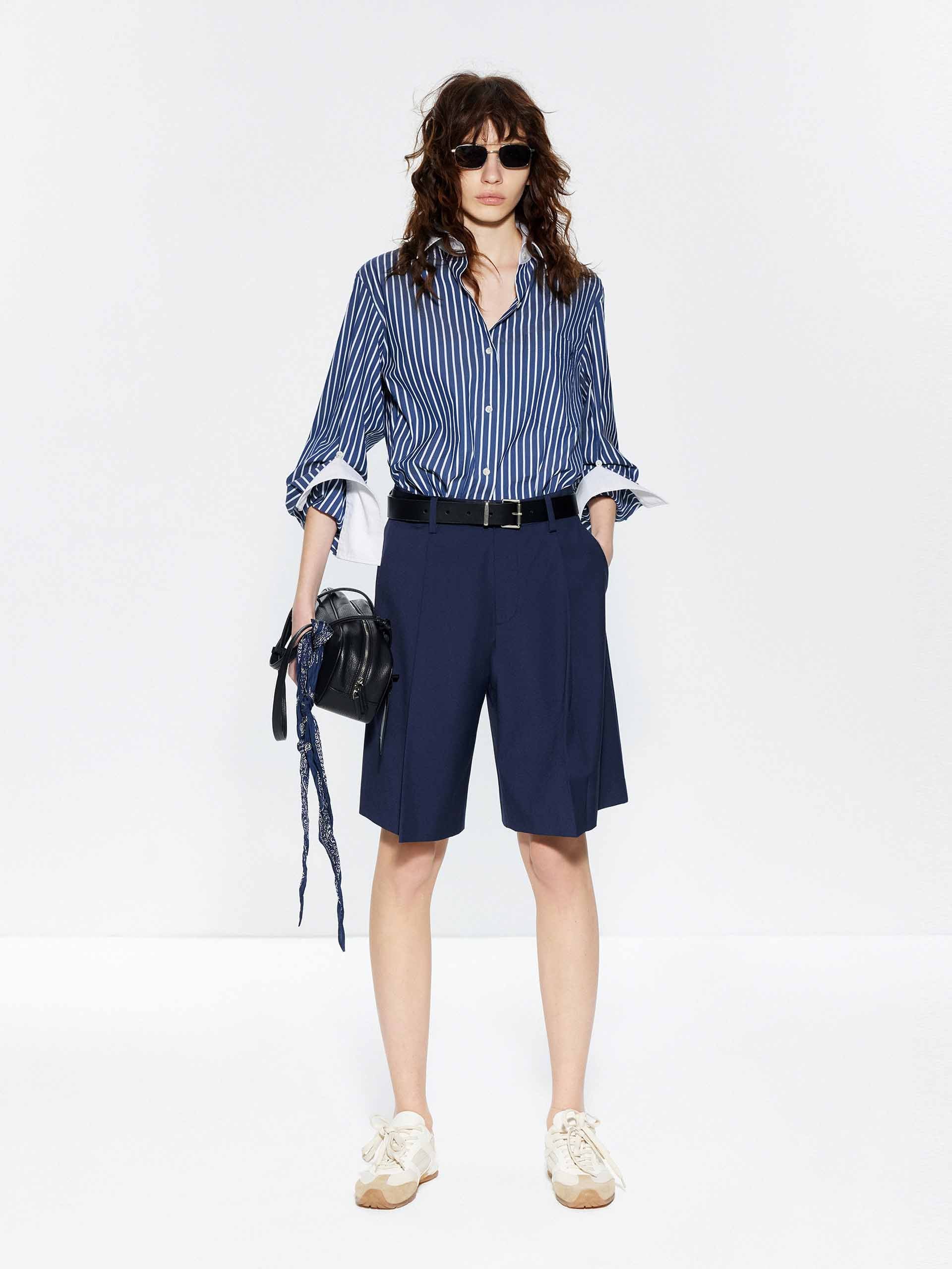 Contrast Striped Shirt - Image 2