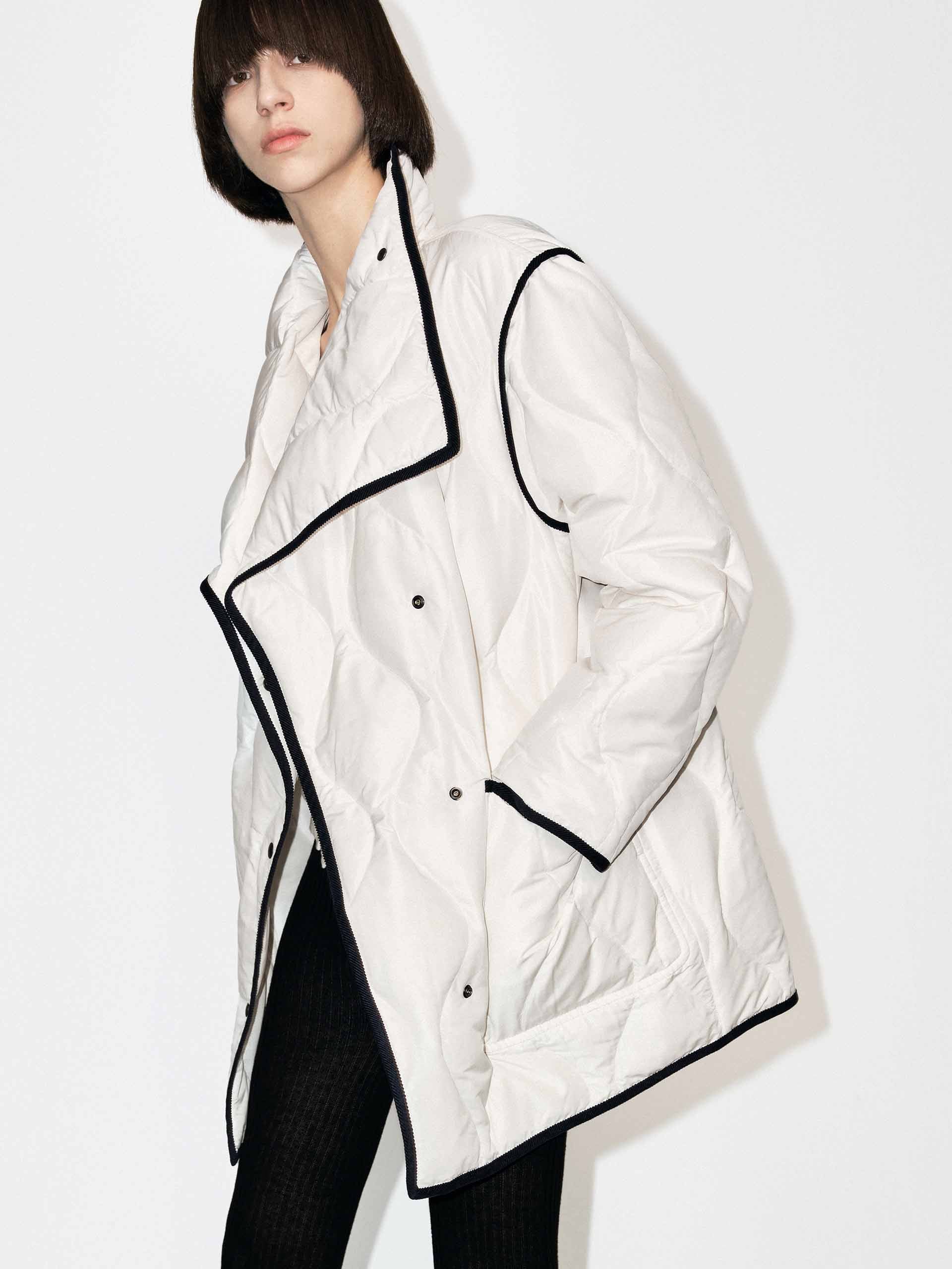 Contrast Trim Down Jacket - Image 7