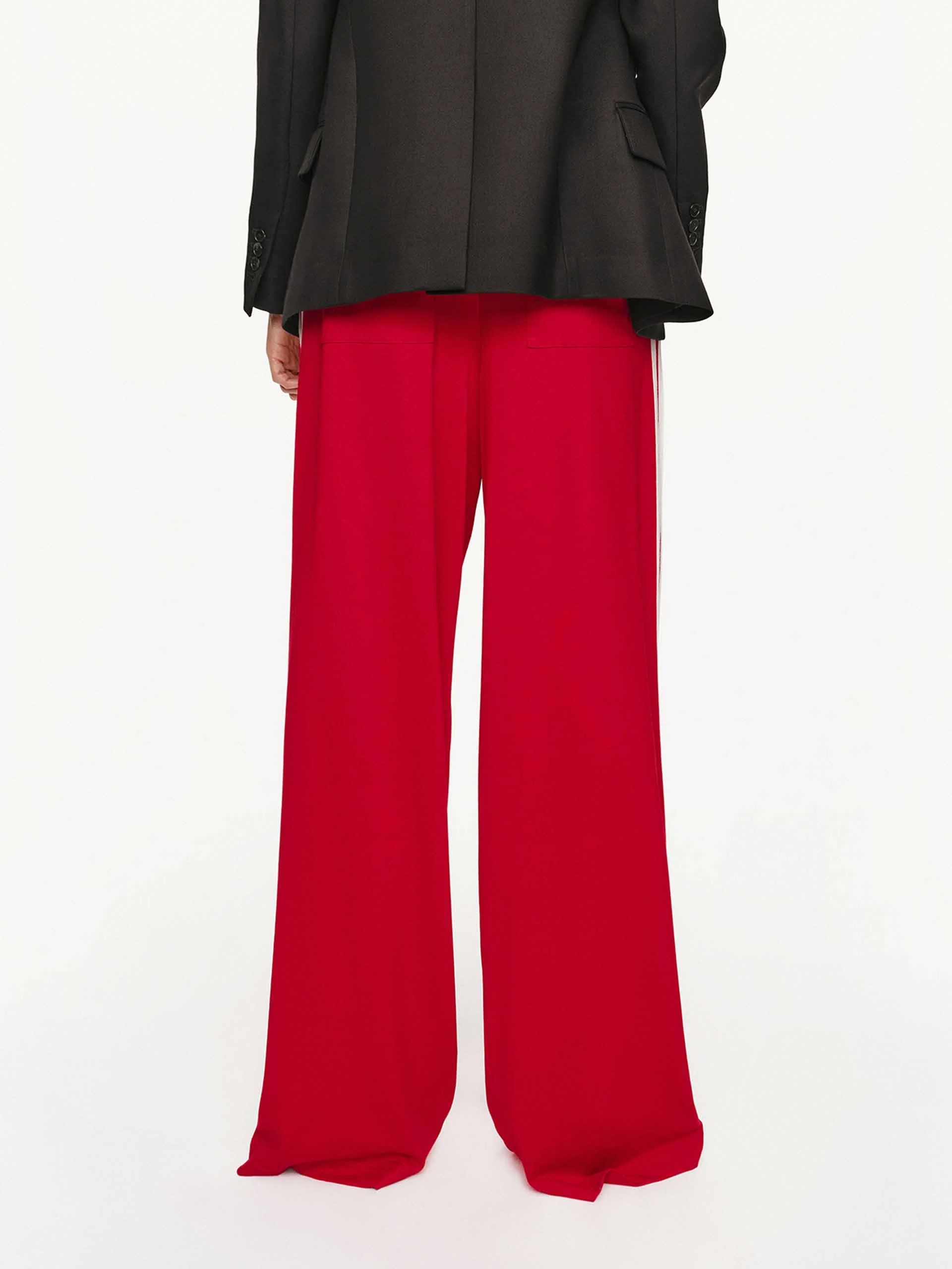 Contrast Trim Drawstring Trousers - Image 14
