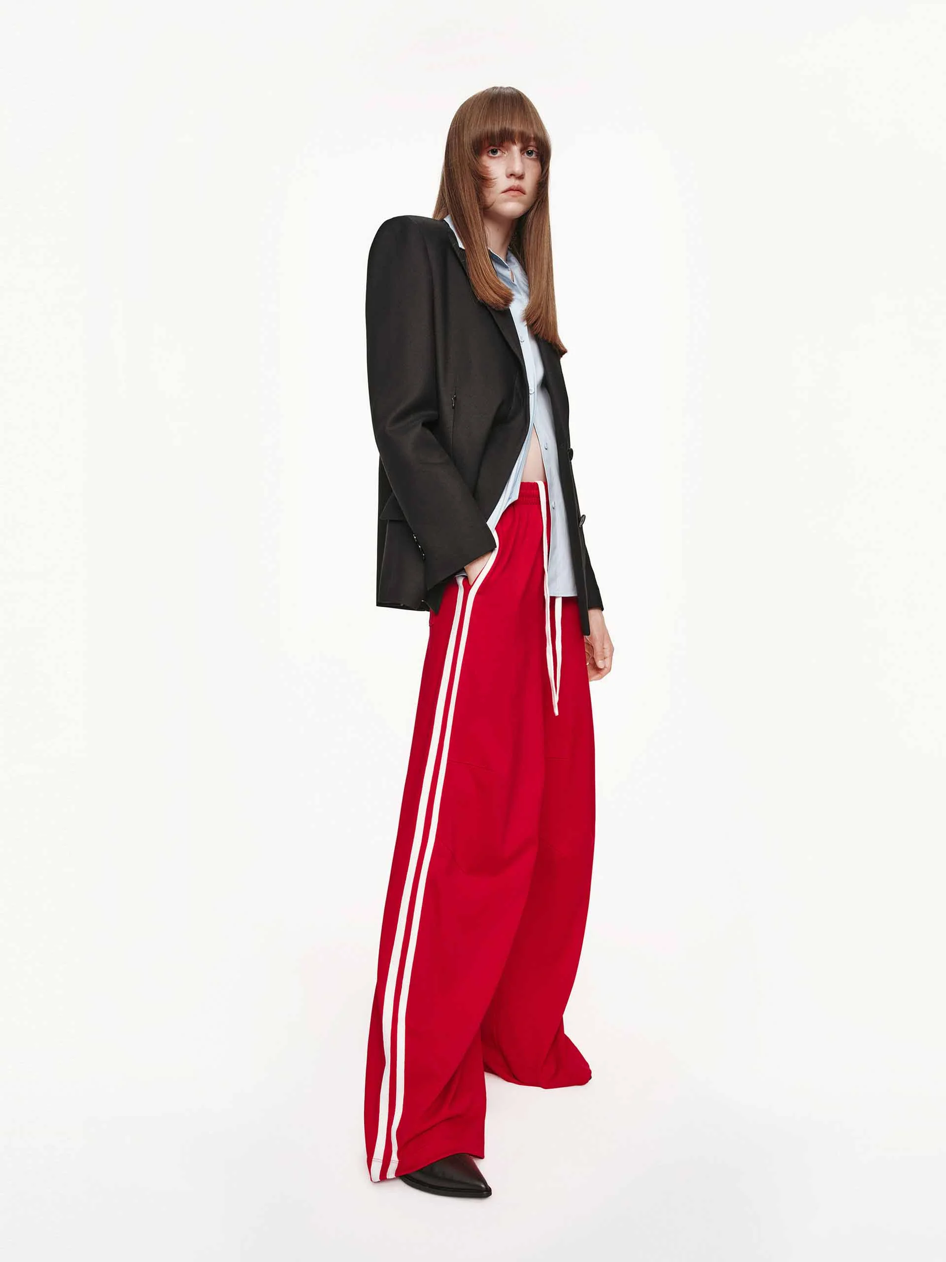Contrast Trim Drawstring Trousers - Image 9