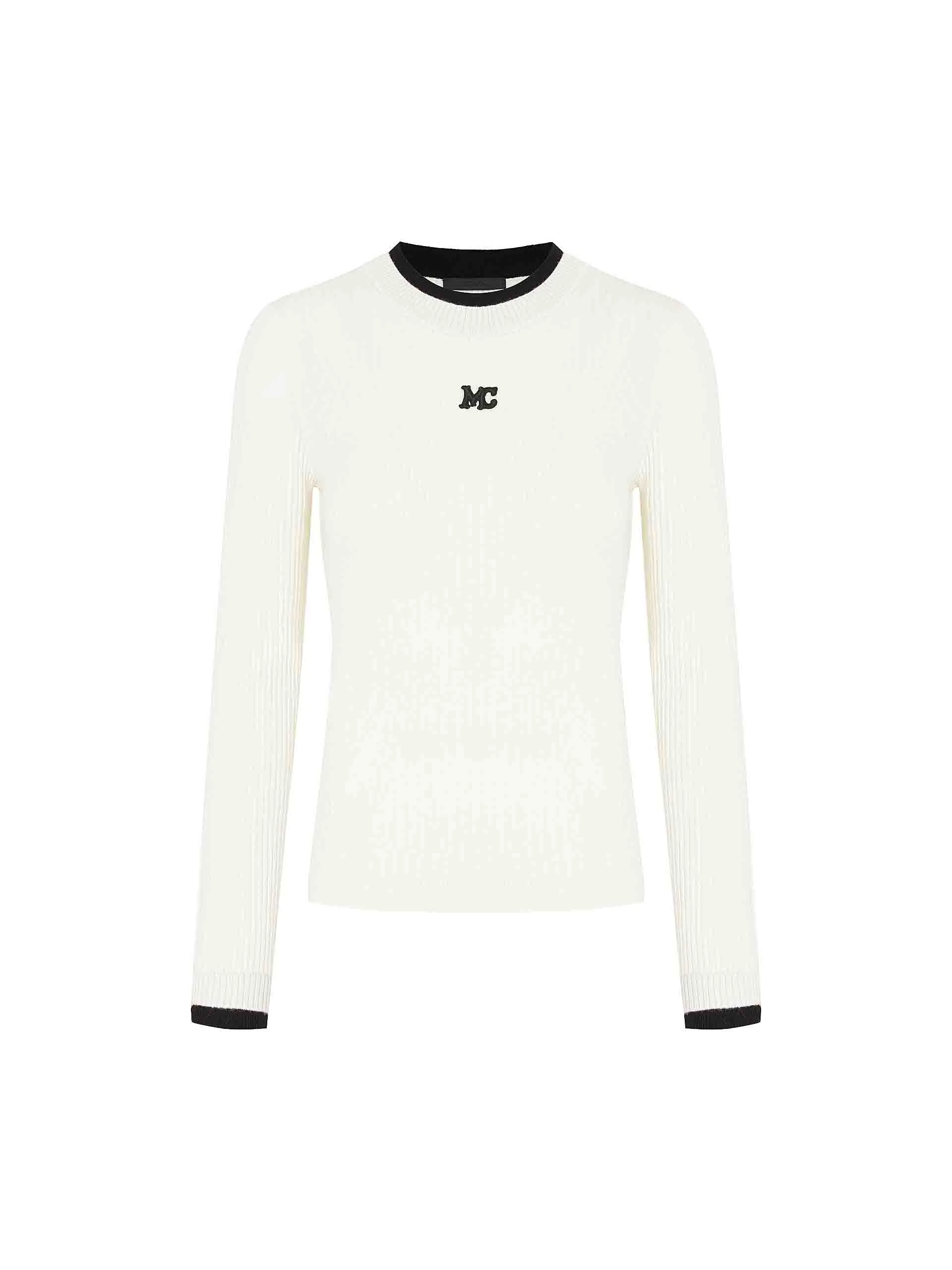 Contrast Trim Knitted Top - Image 13