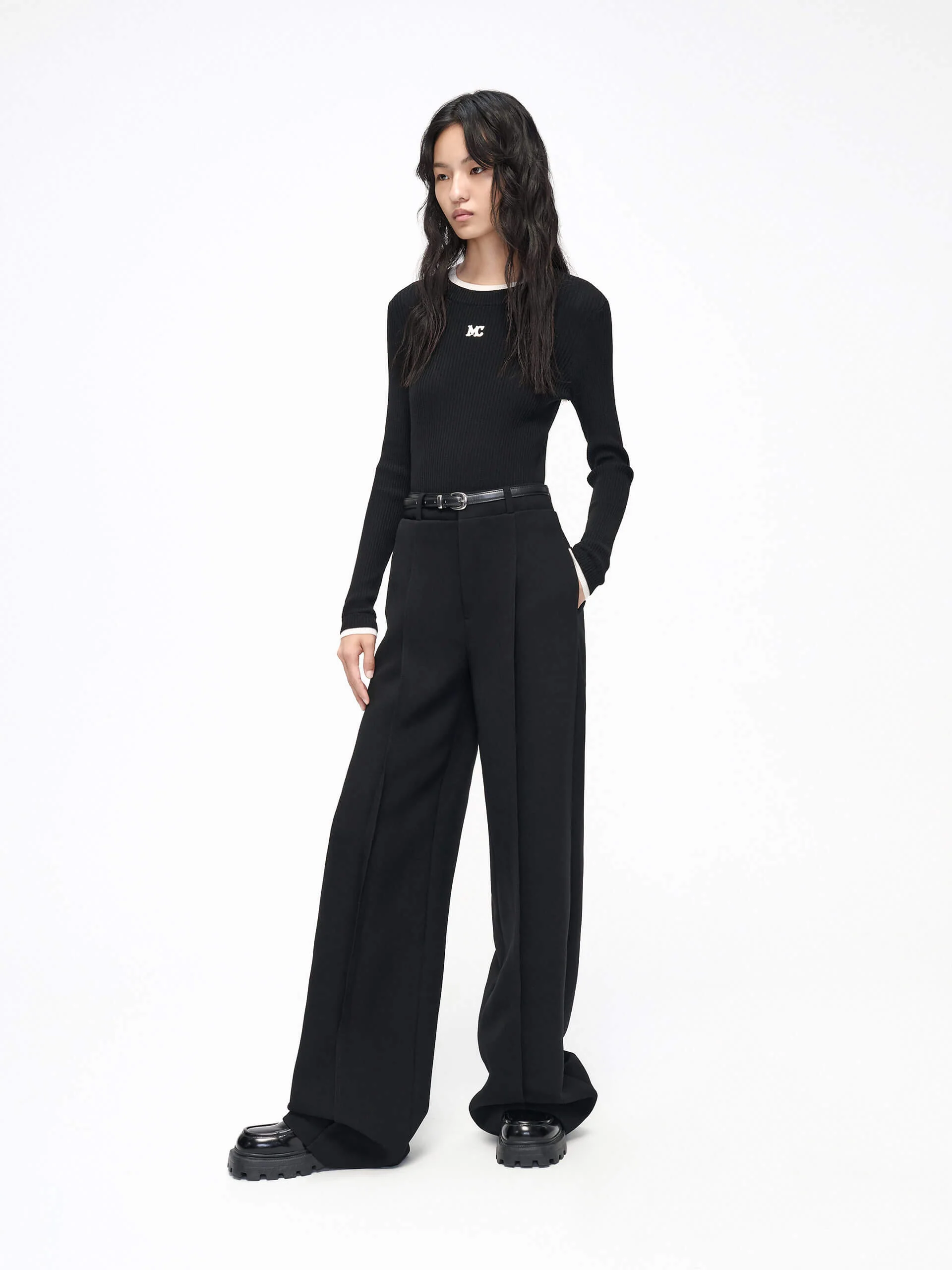 Contrast Trim Knitted Top - Image 19