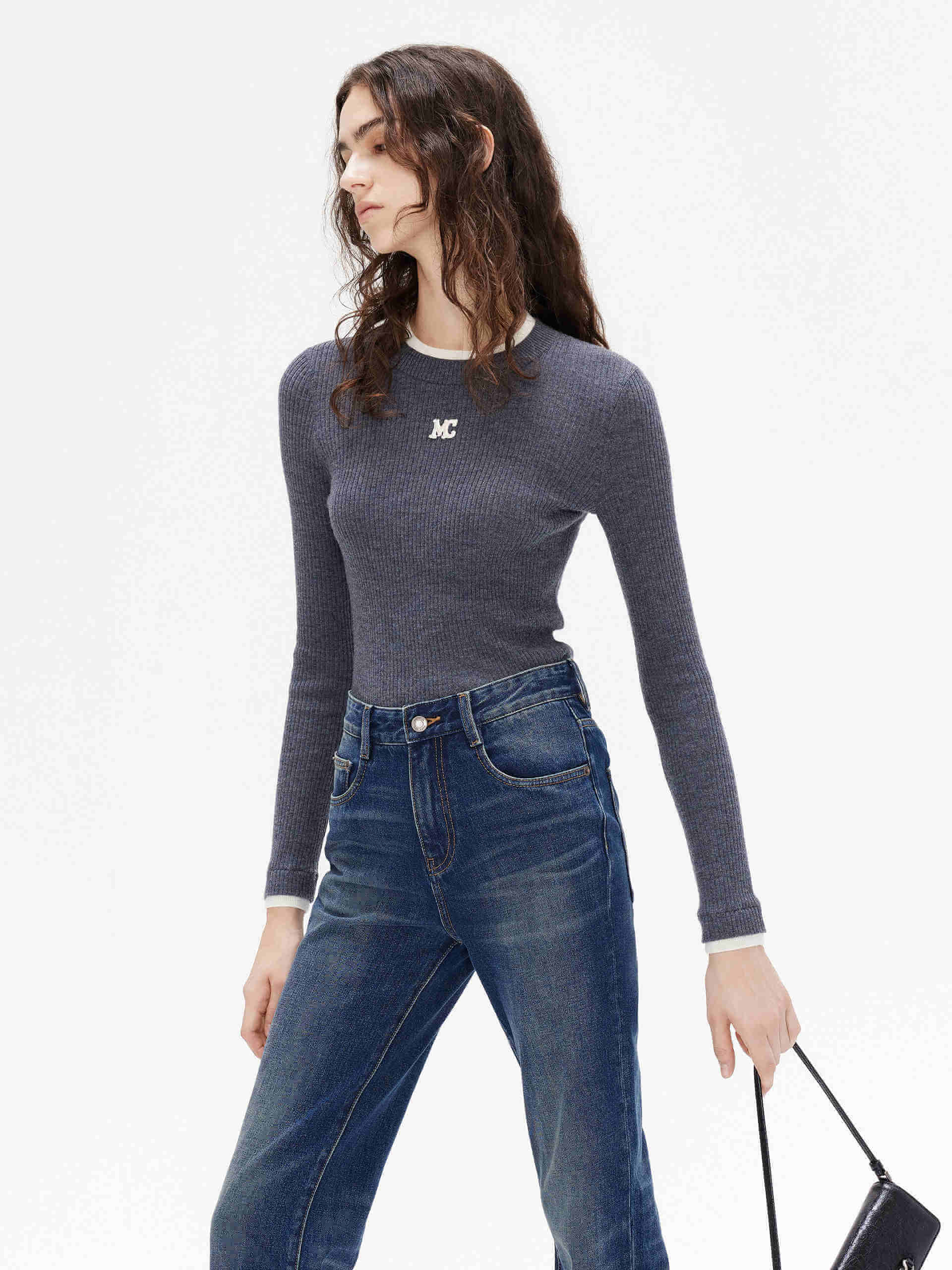 Contrast Trim Knitted Top - Image 6