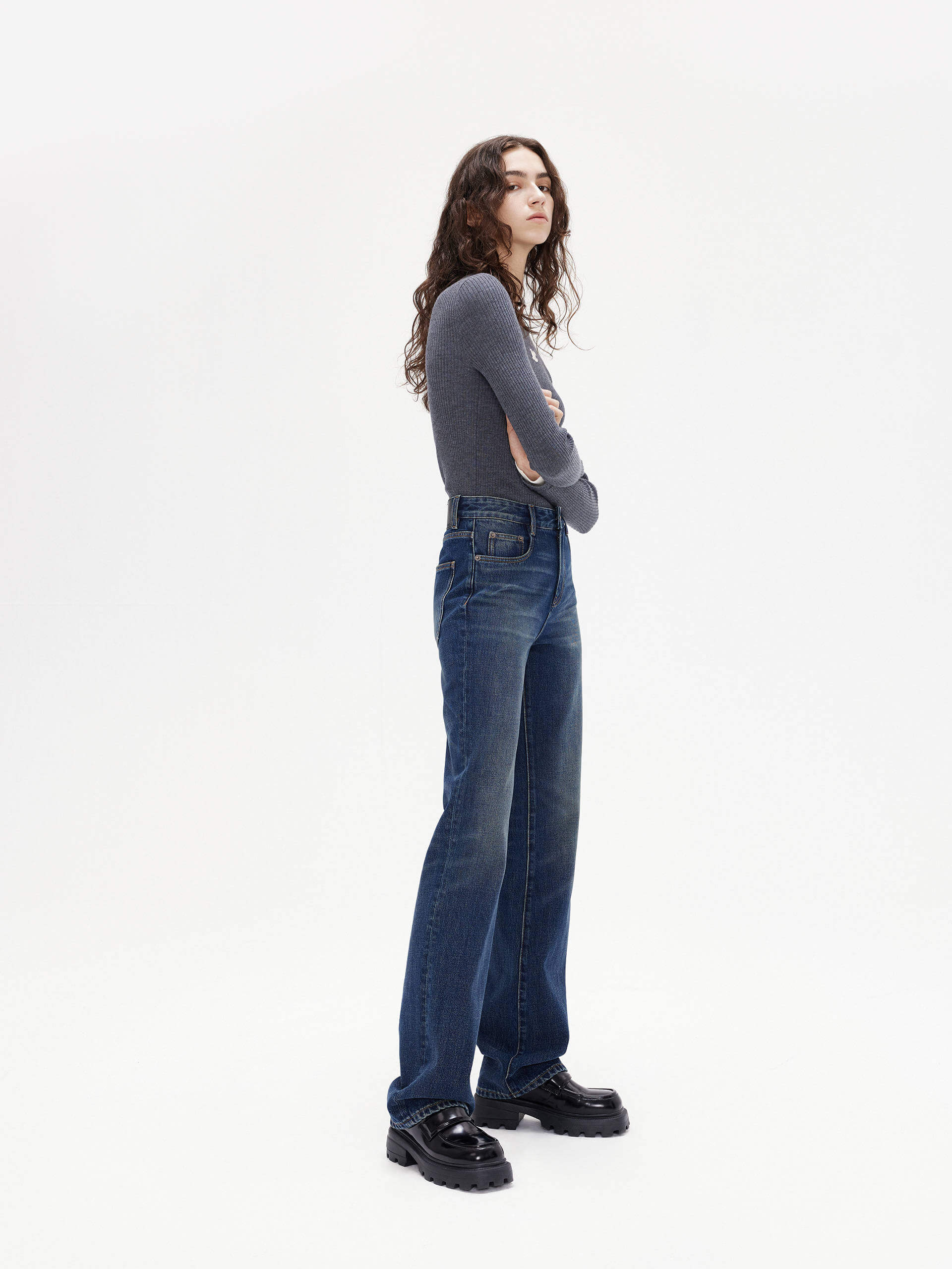 Contrast Trim Knitted Top - Image 8