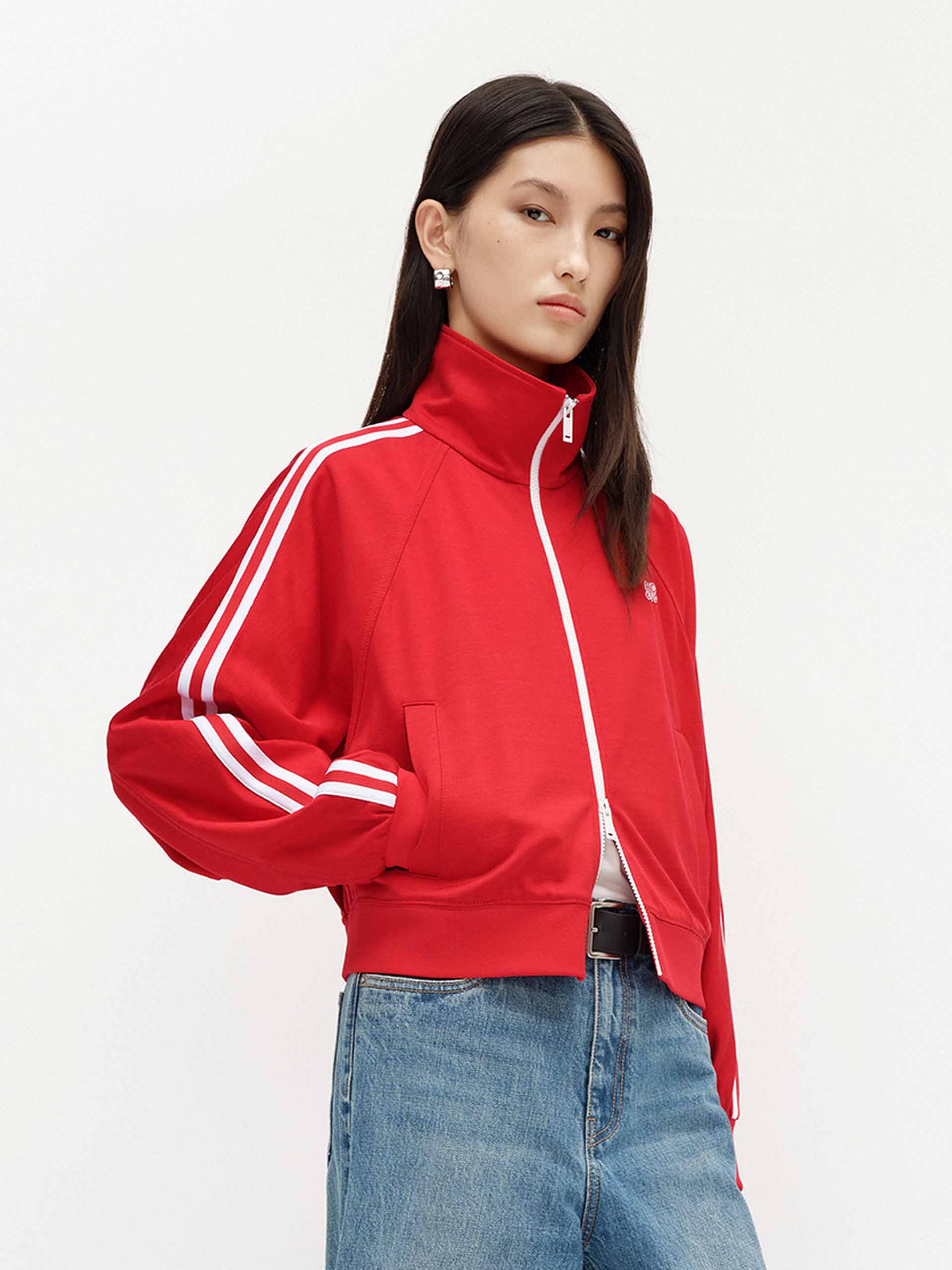 Contrast Trim Short Jacket - Image 15