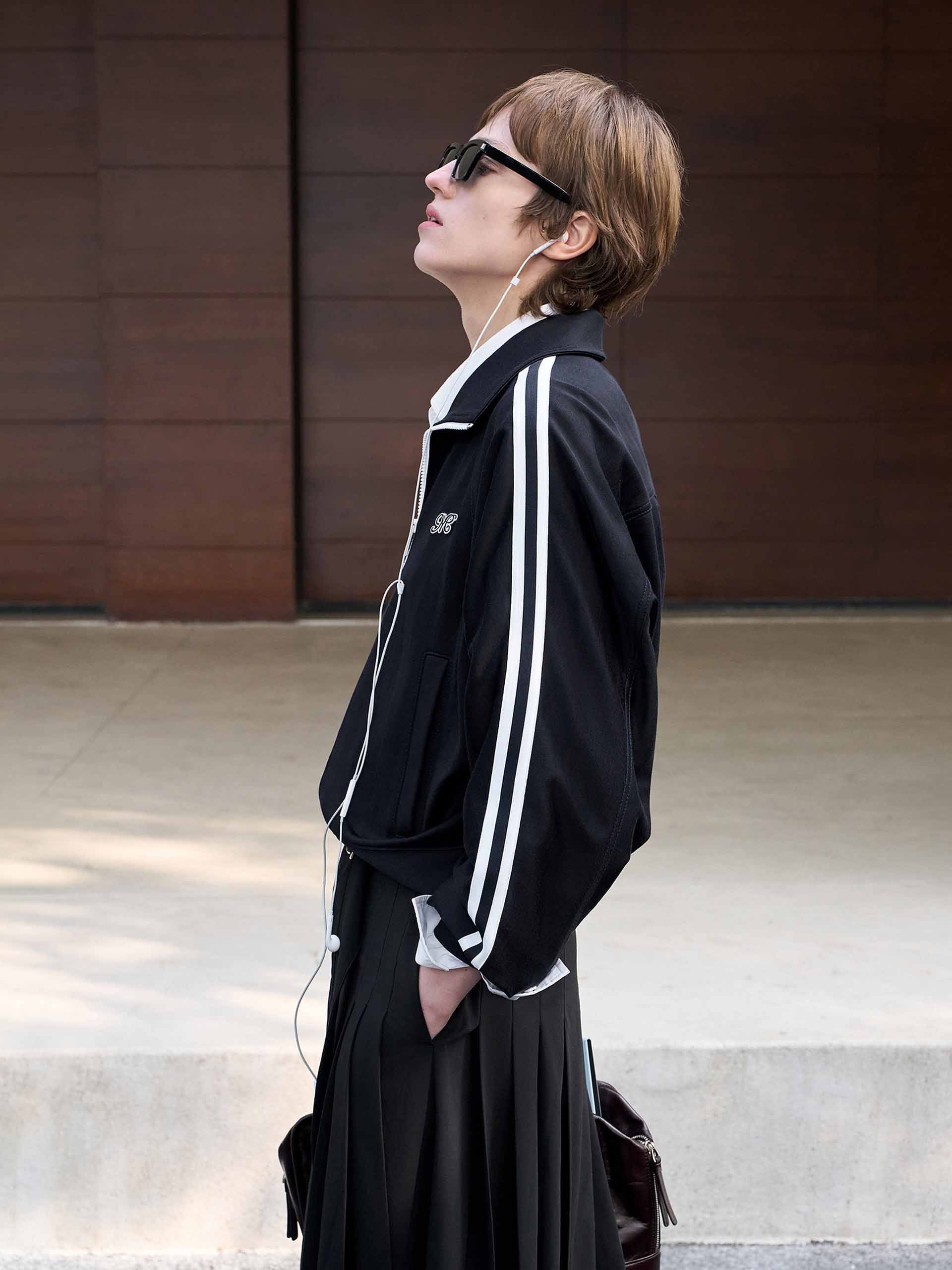 Contrast Trim Short Jacket - Image 6