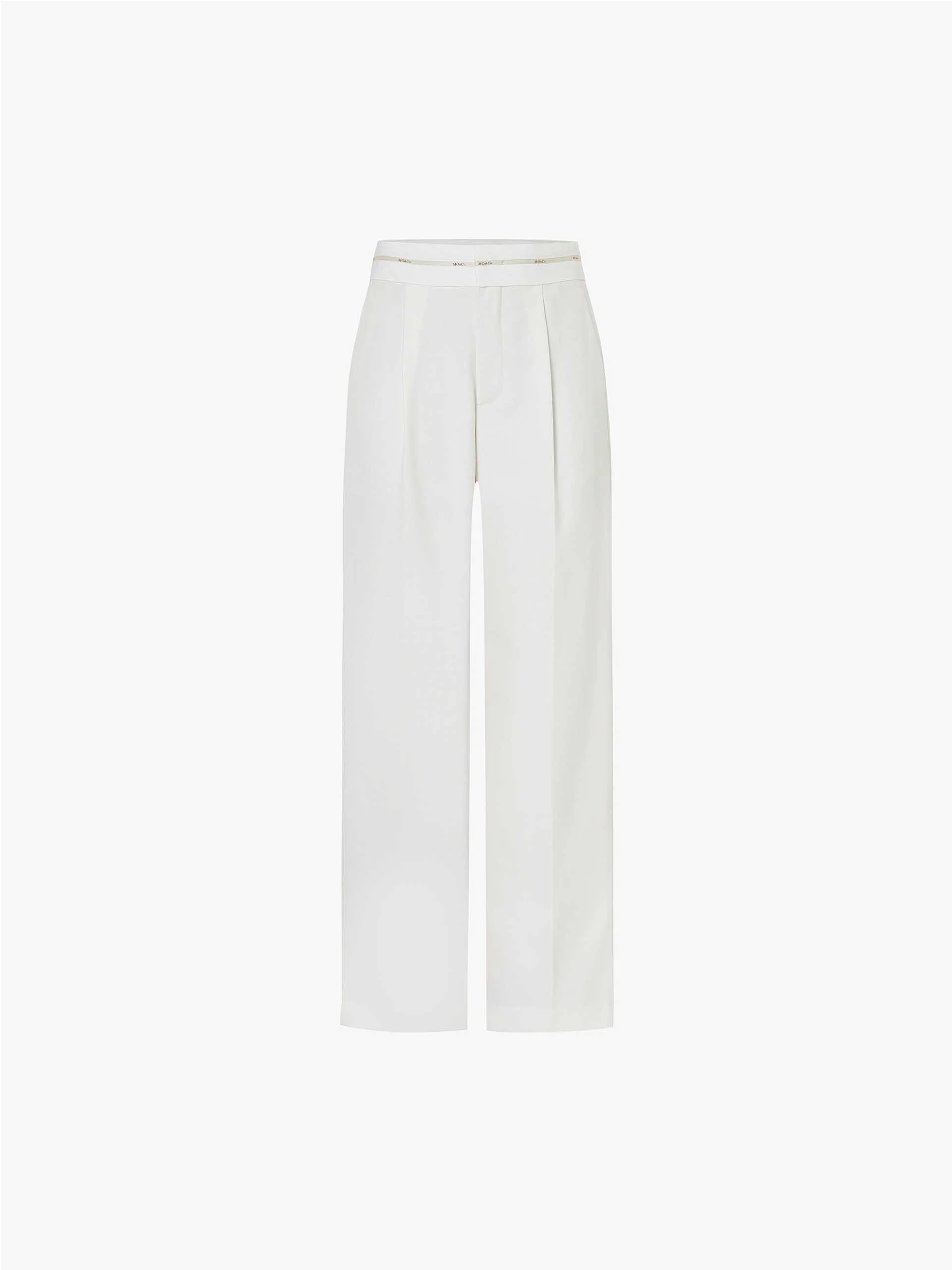 Contrast Waist Straight Pants - Image 11