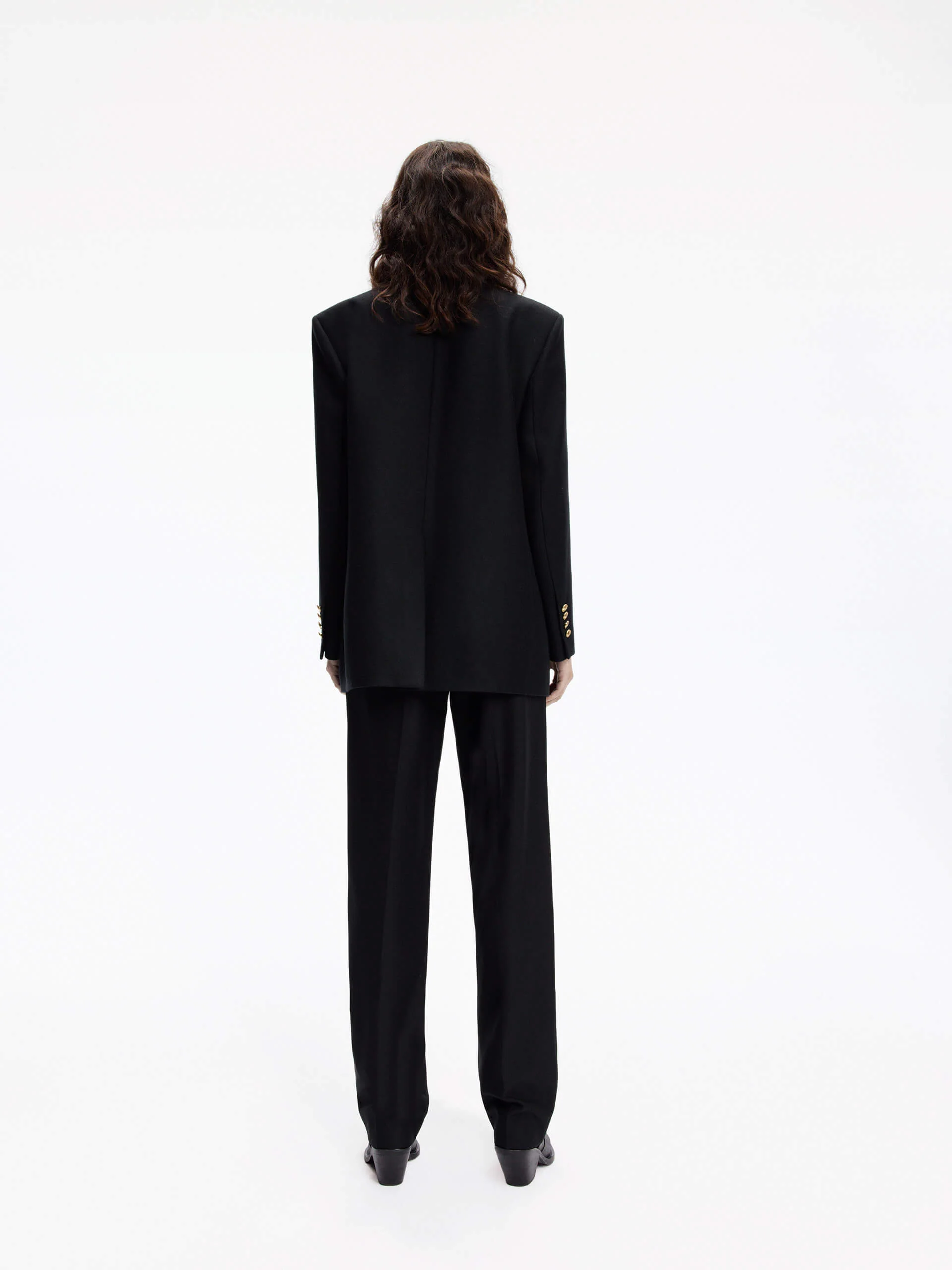 Contrast Waist Straight Pants - Image 6