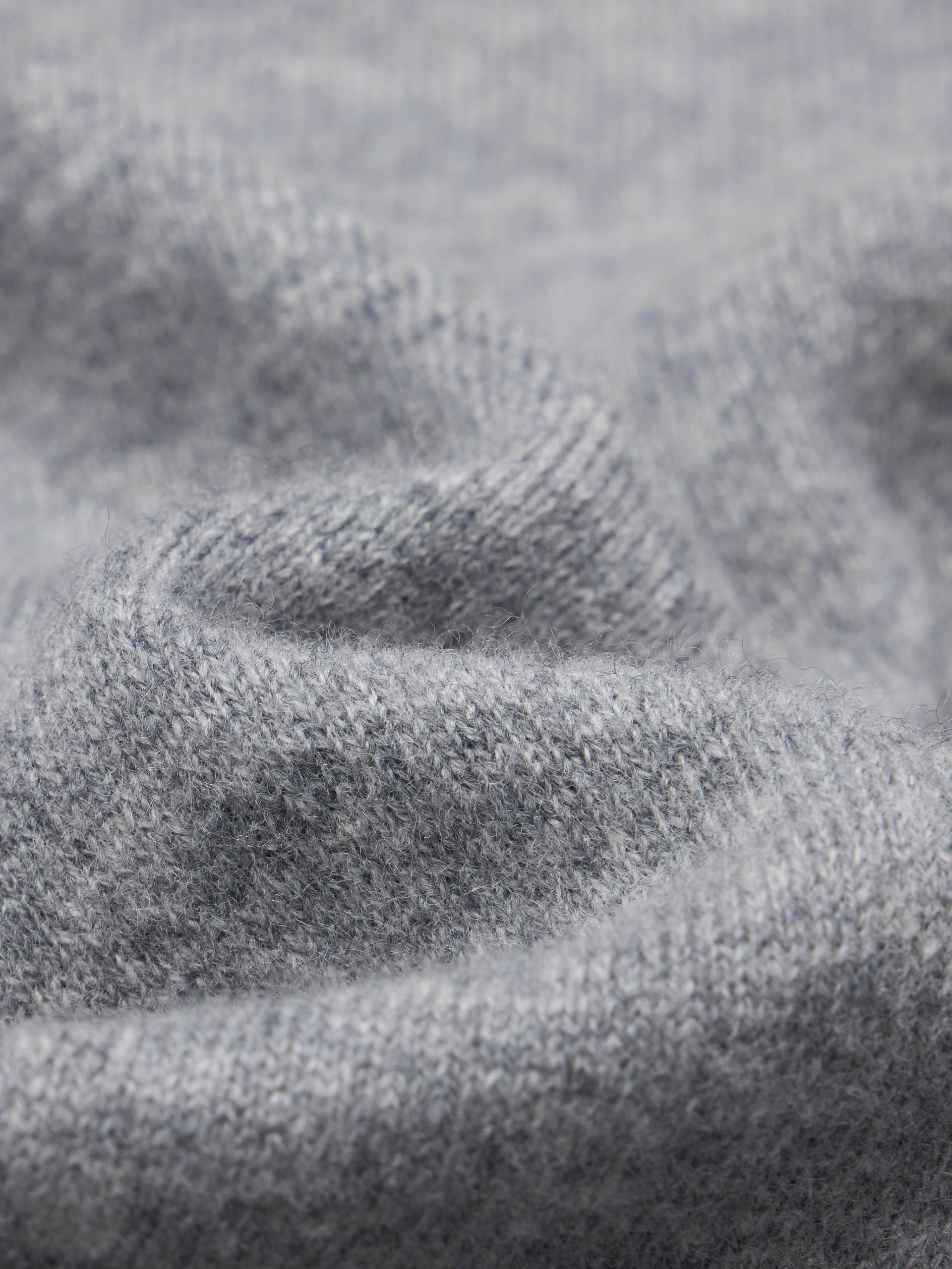 Contrast Wool Blend Cardigan - Image 11