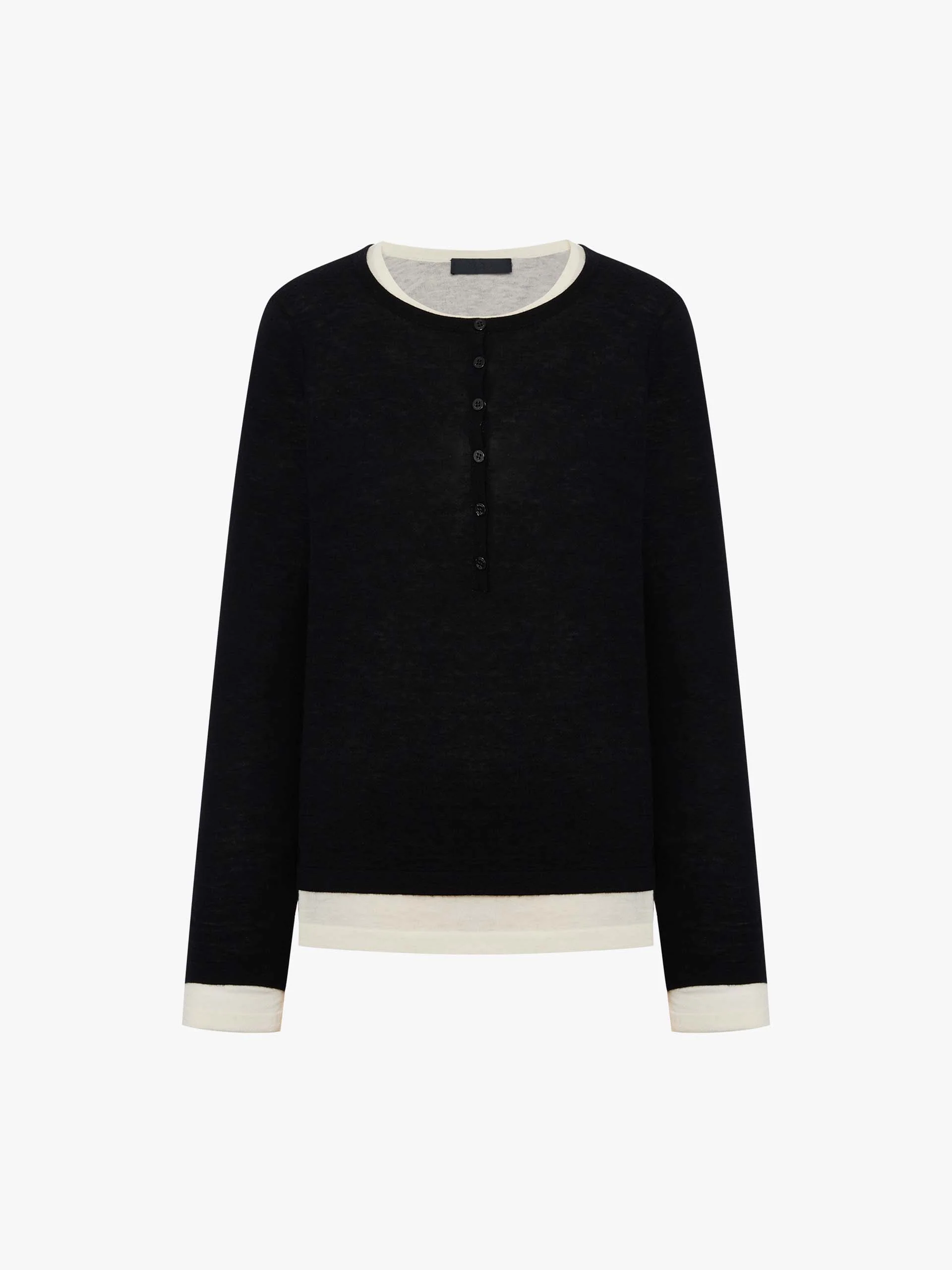 Contrast Wool Sweater Set - Image 5