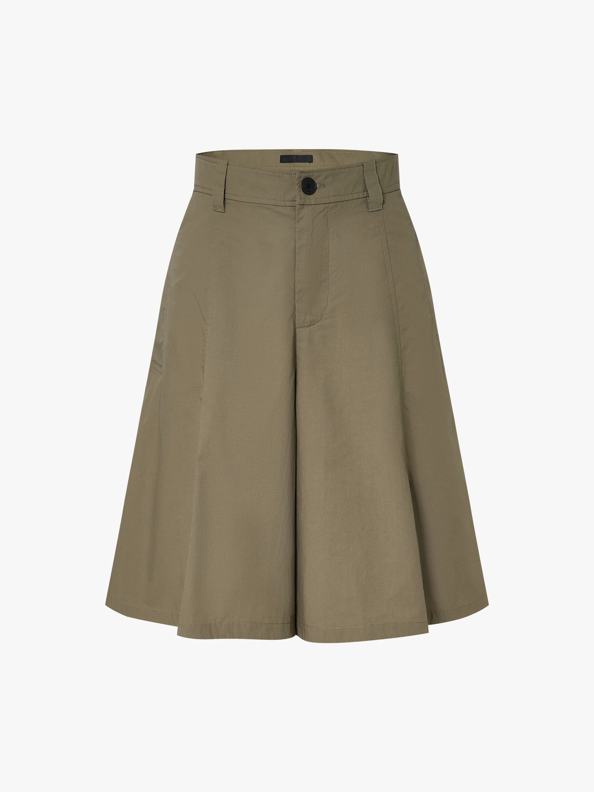 Cotton Wide Leg Shorts - Image 13