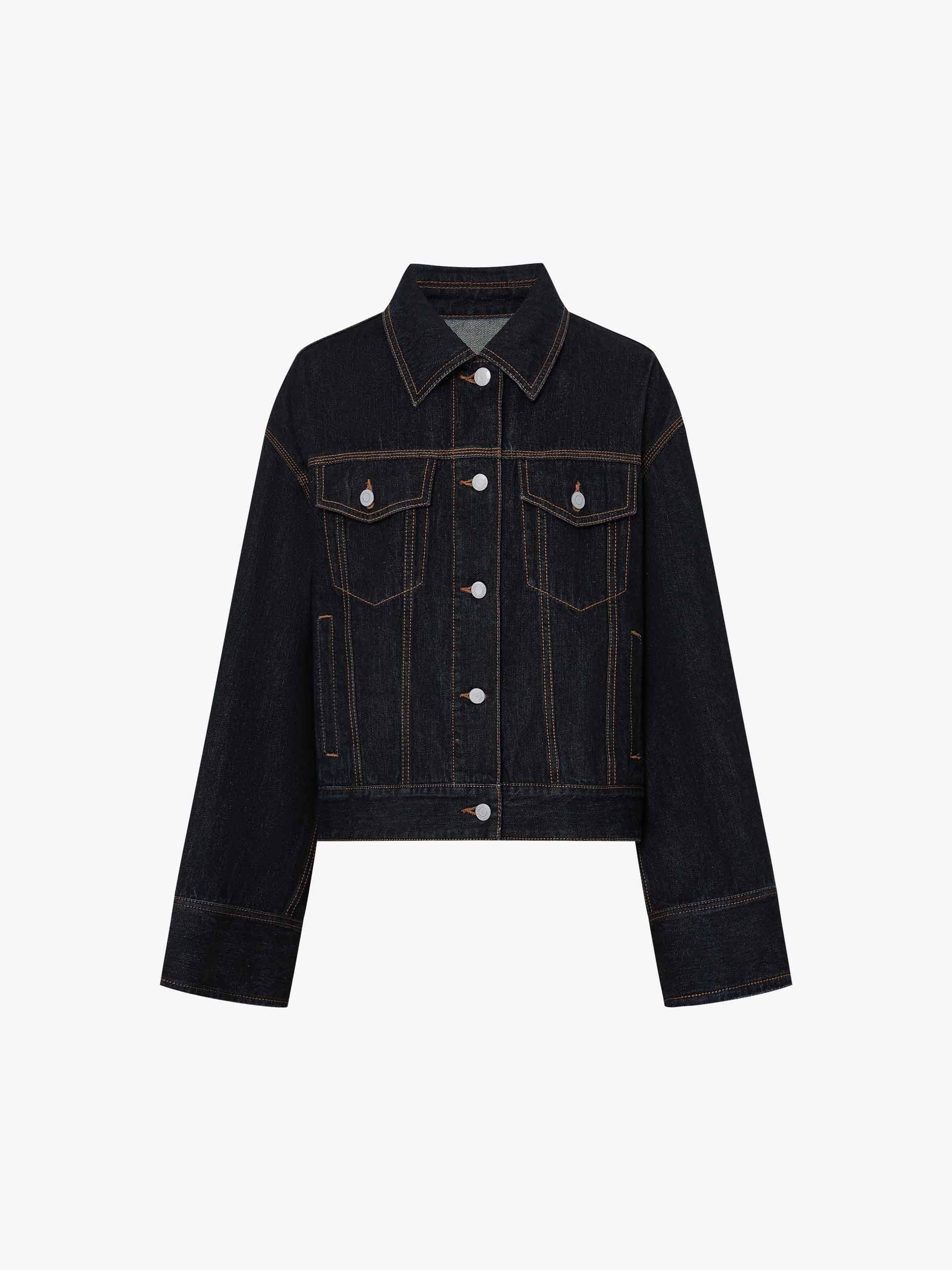 Cotton Blend Cropped Jacket - Image 5