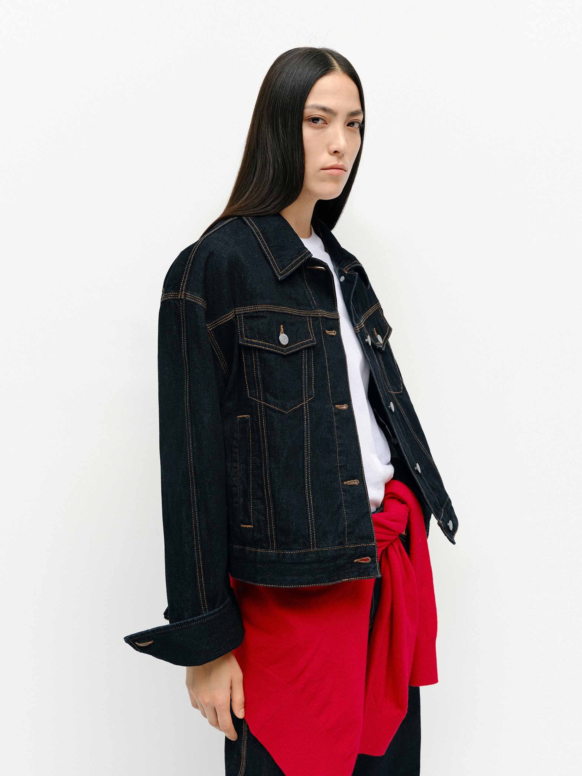 Cotton Blend Cropped Jacket - Image 6