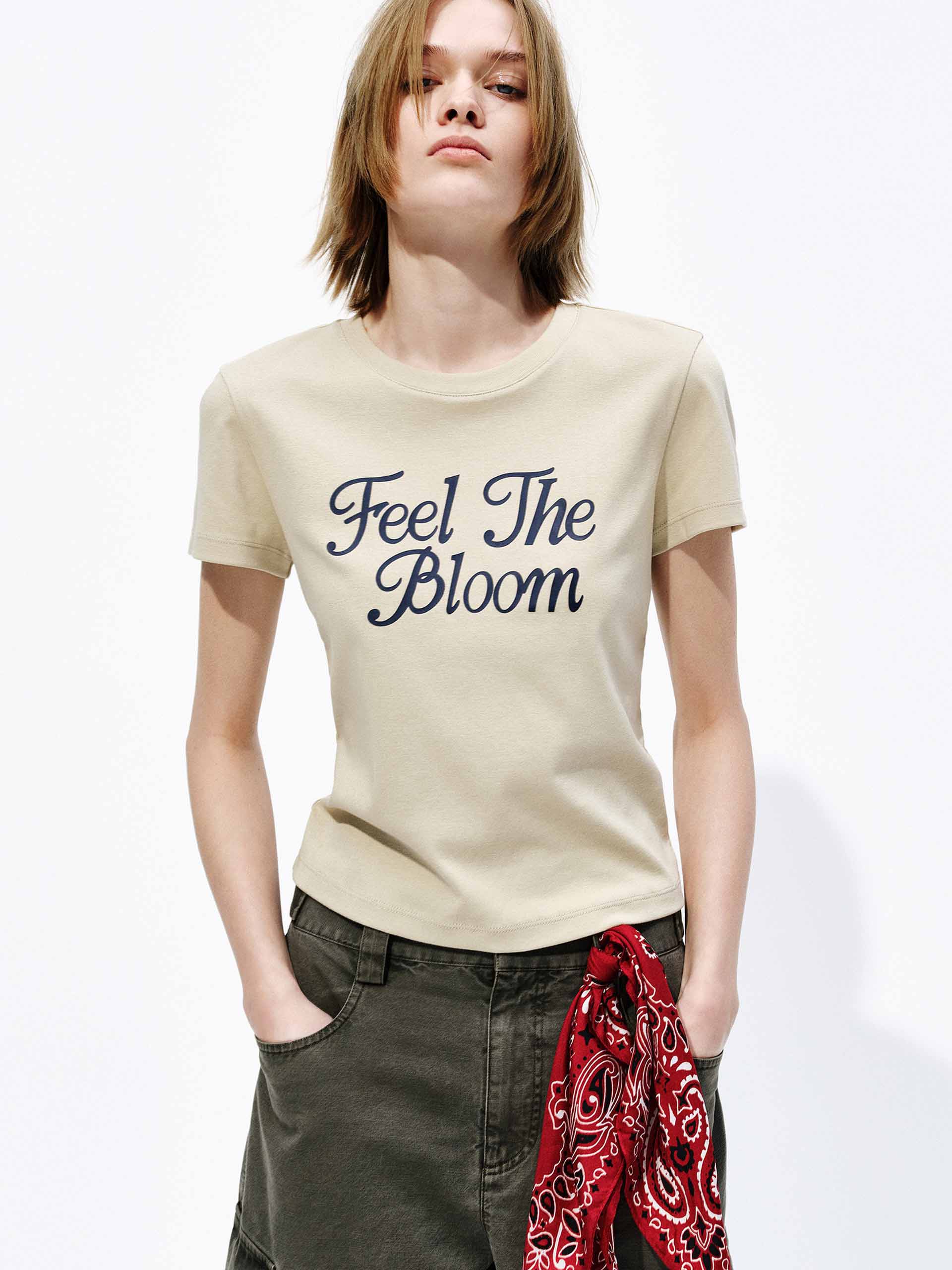 Cotton Blend Printed T-shirt - Image 9