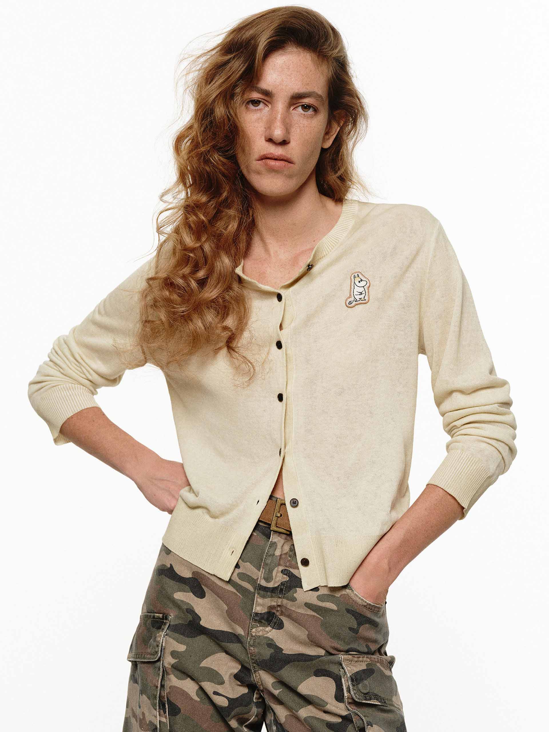 Cotton Blend Soft Cardigan - Image 11