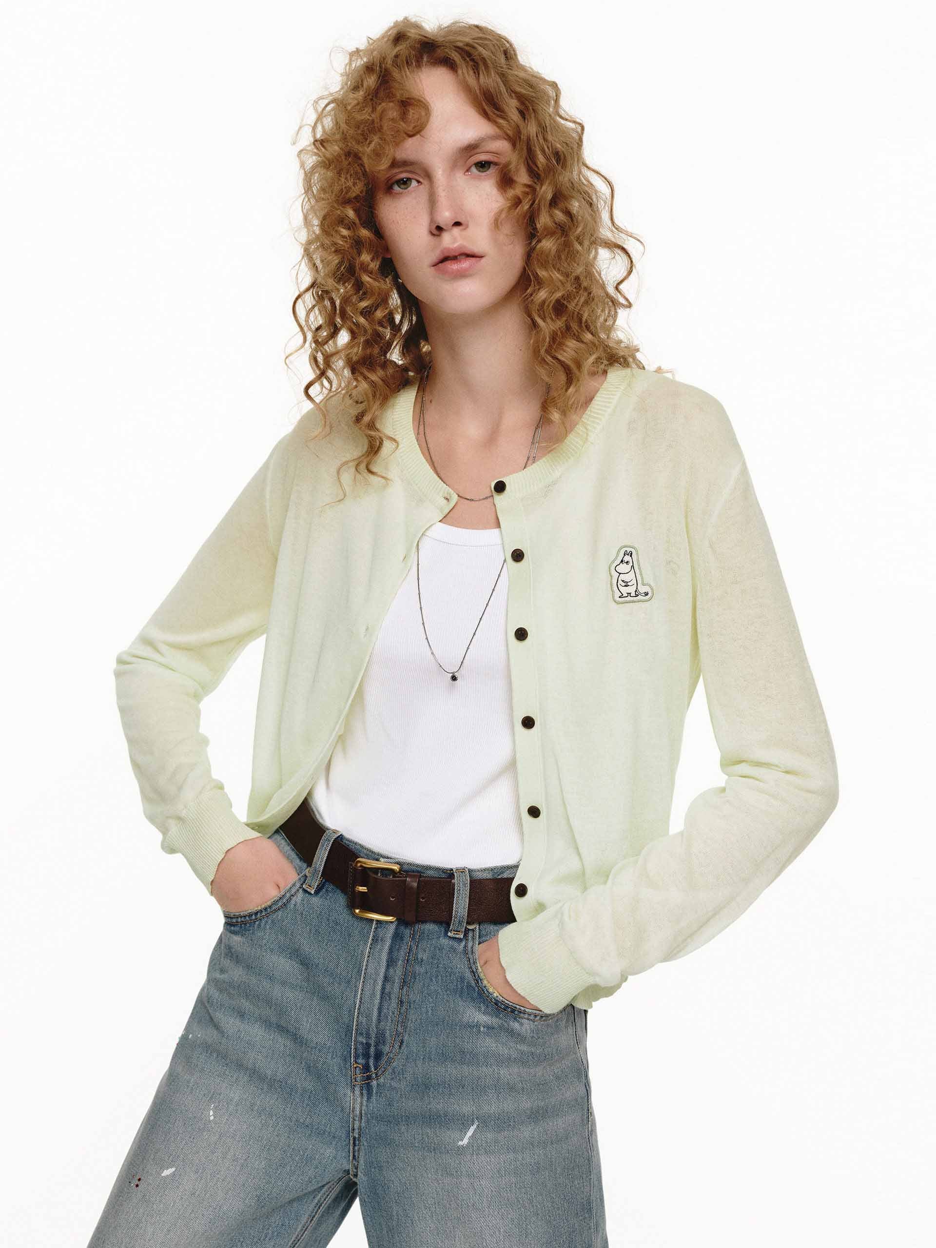 Cotton Blend Soft Cardigan - Image 3