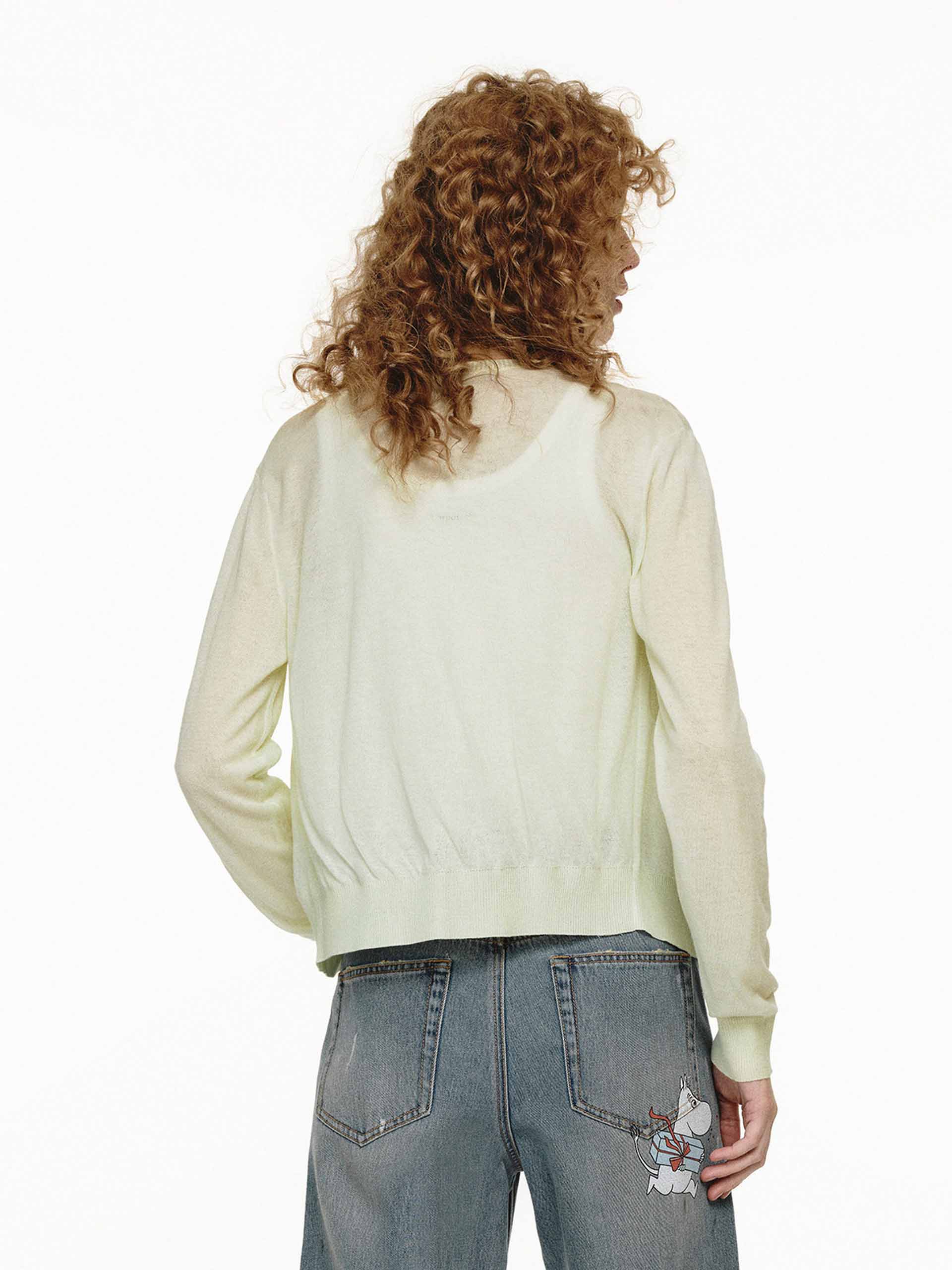 Cotton Blend Soft Cardigan - Image 6