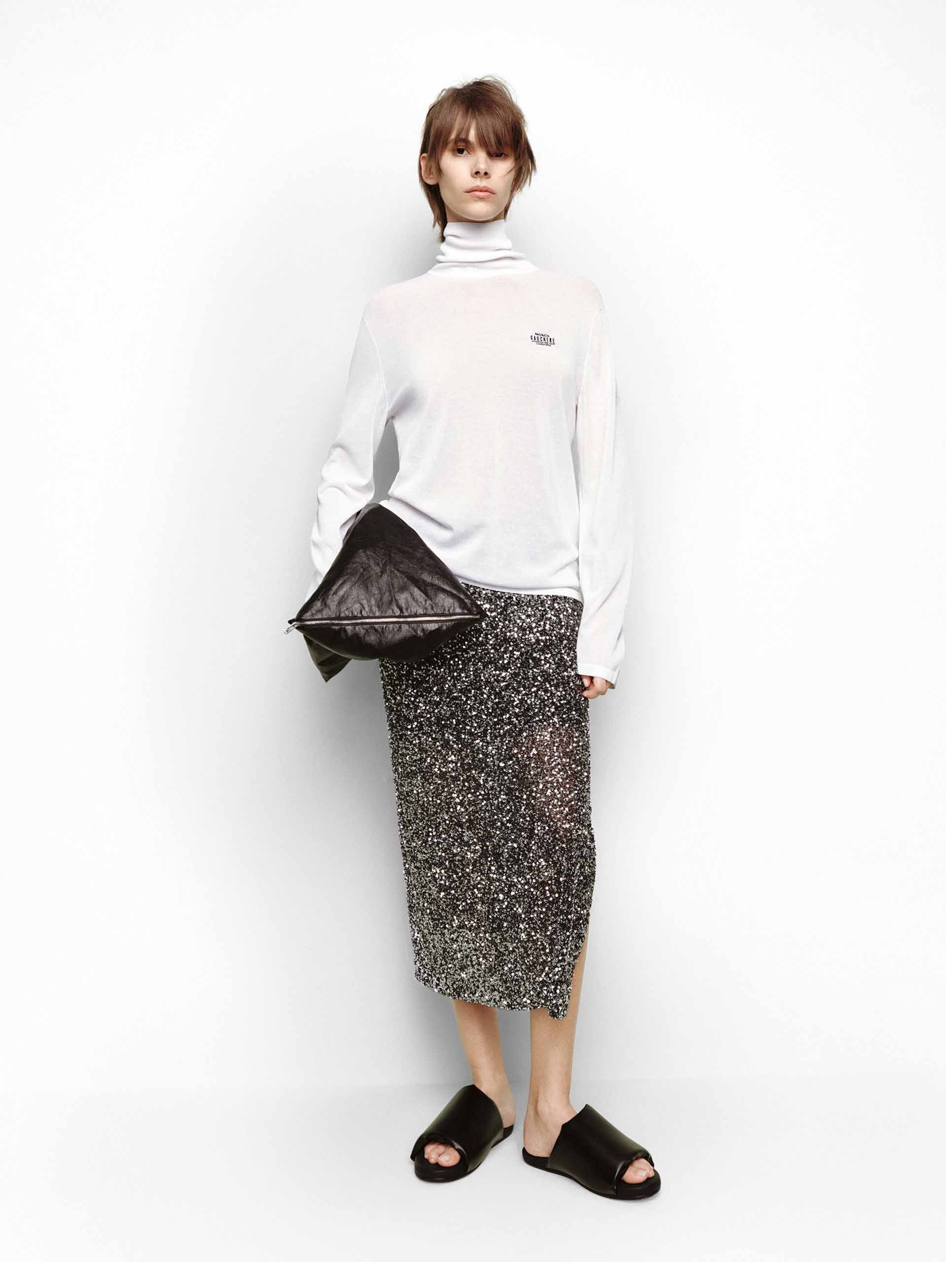 Cotton Blend Turtleneck Sweater - Image 10