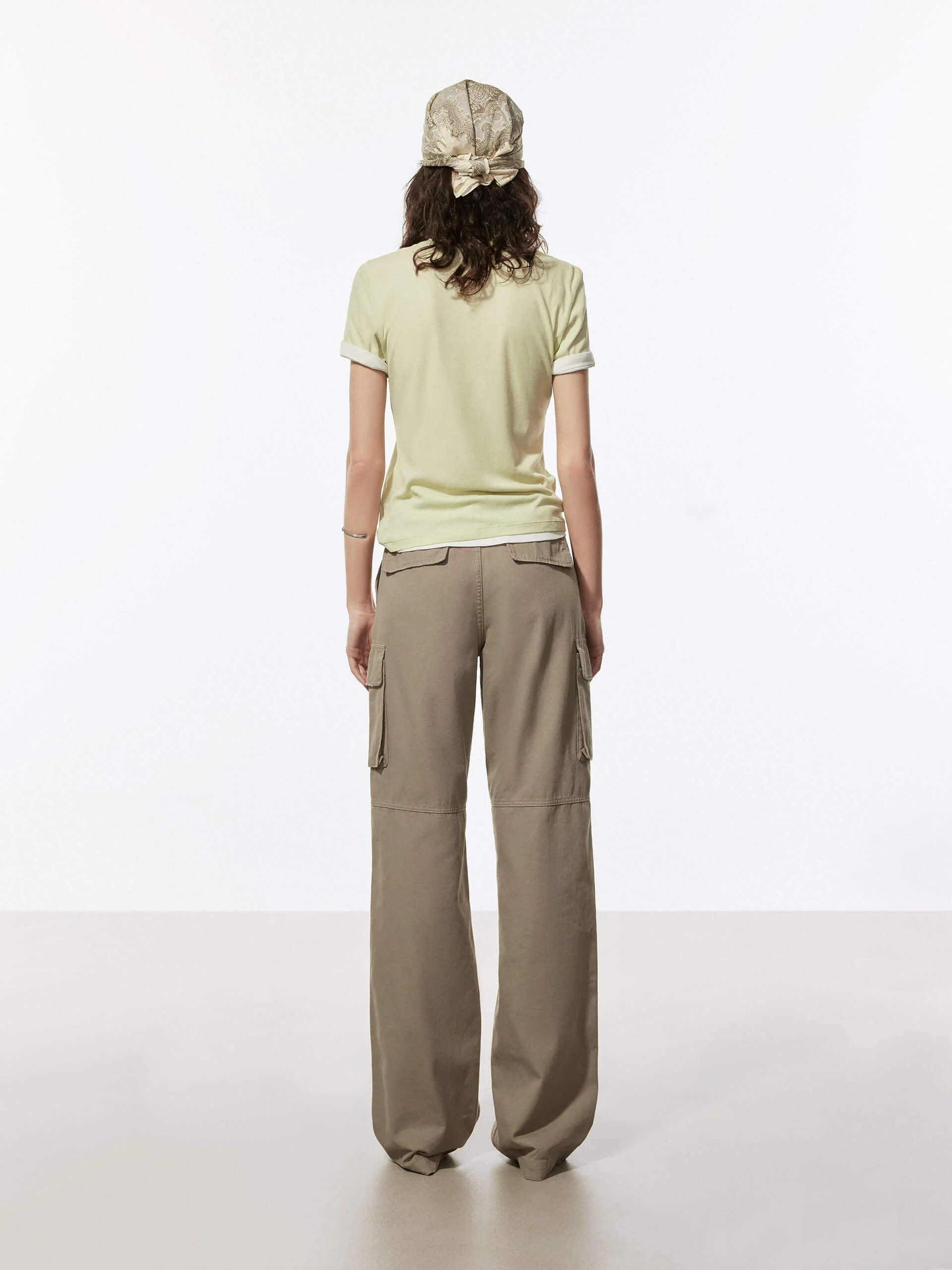 Cotton Cargo Pocket Pants - Image 3