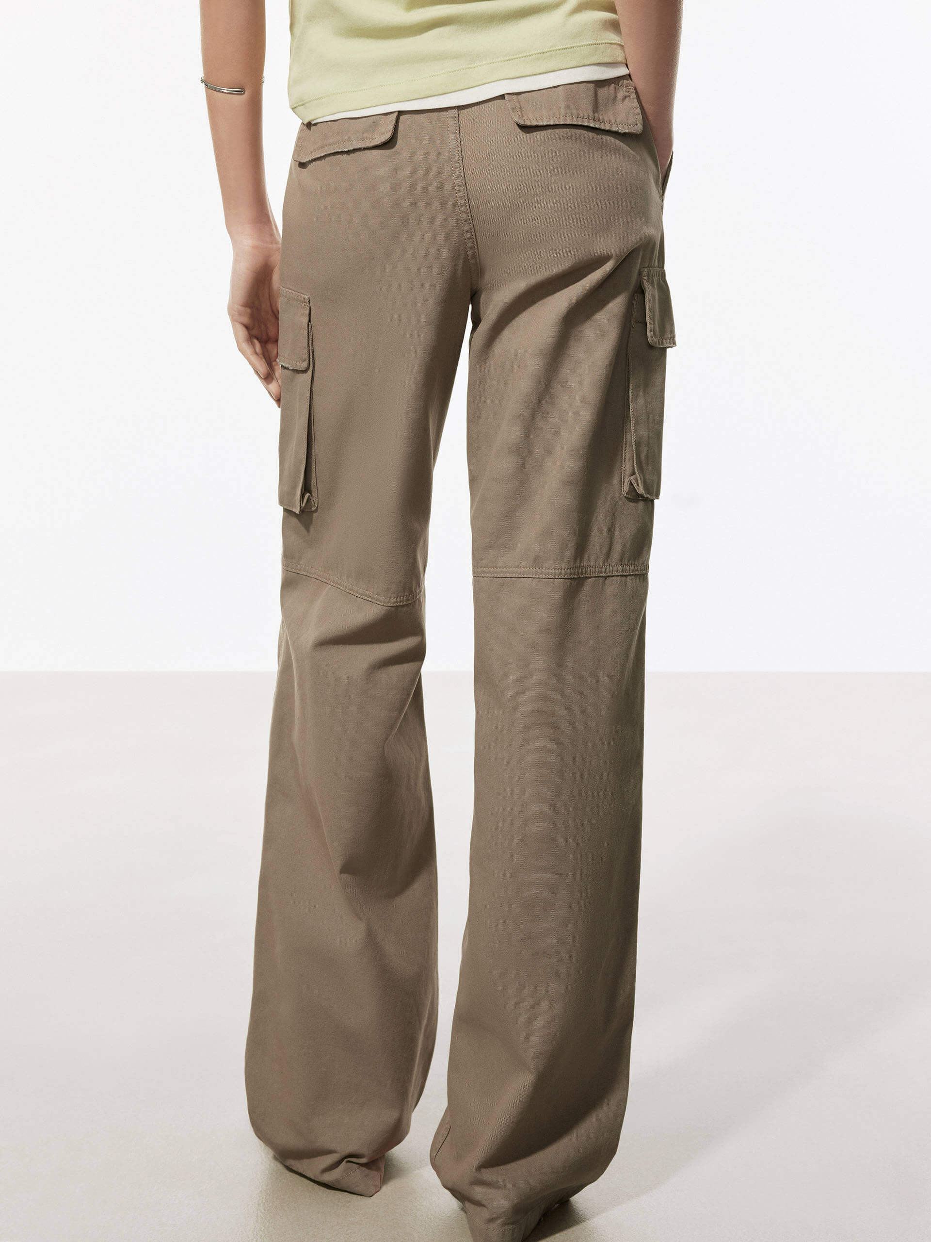 Cotton Cargo Pocket Pants - Image 6