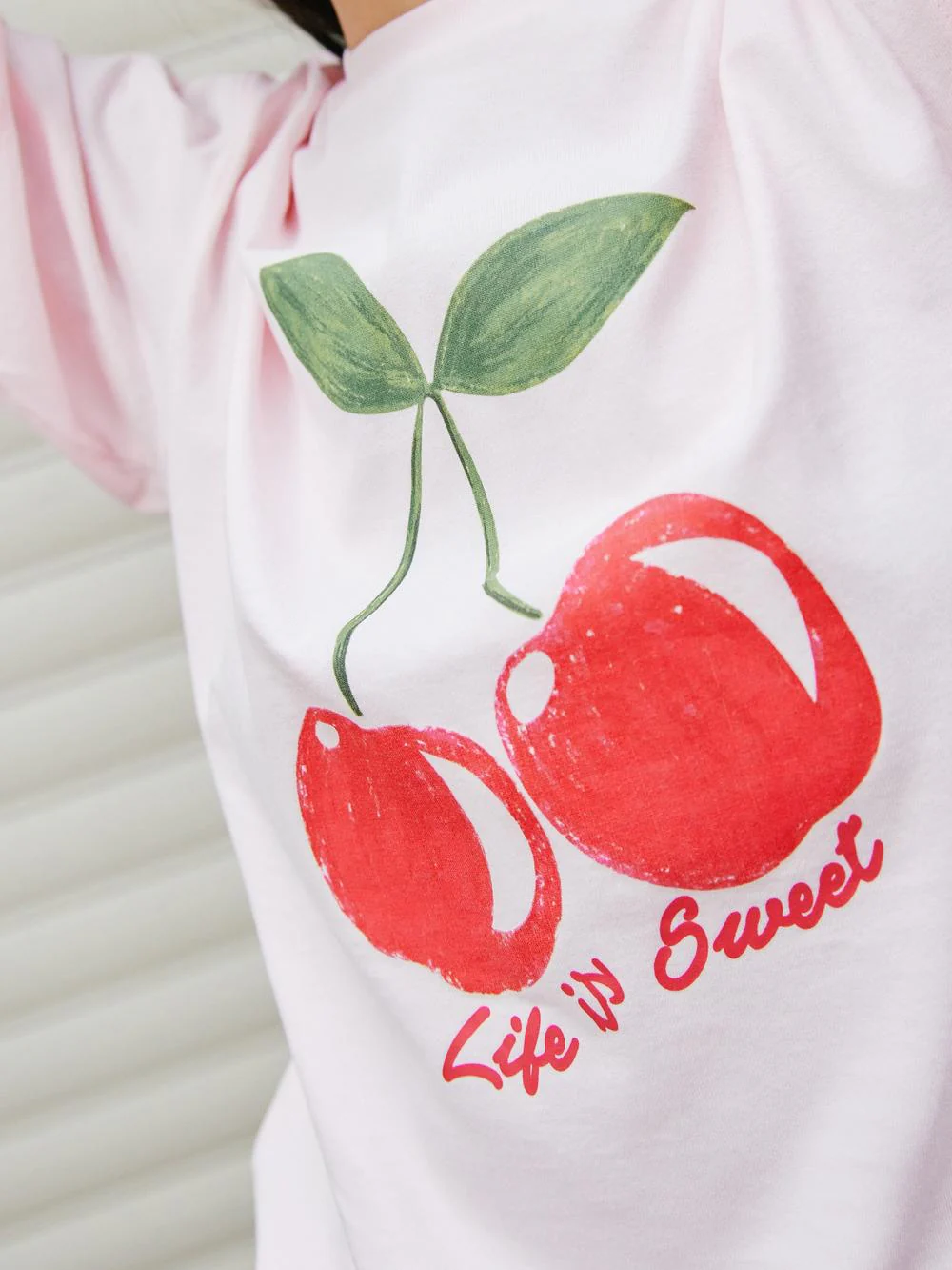 Cotton Cherry Graphic T-Shirt - Image 15