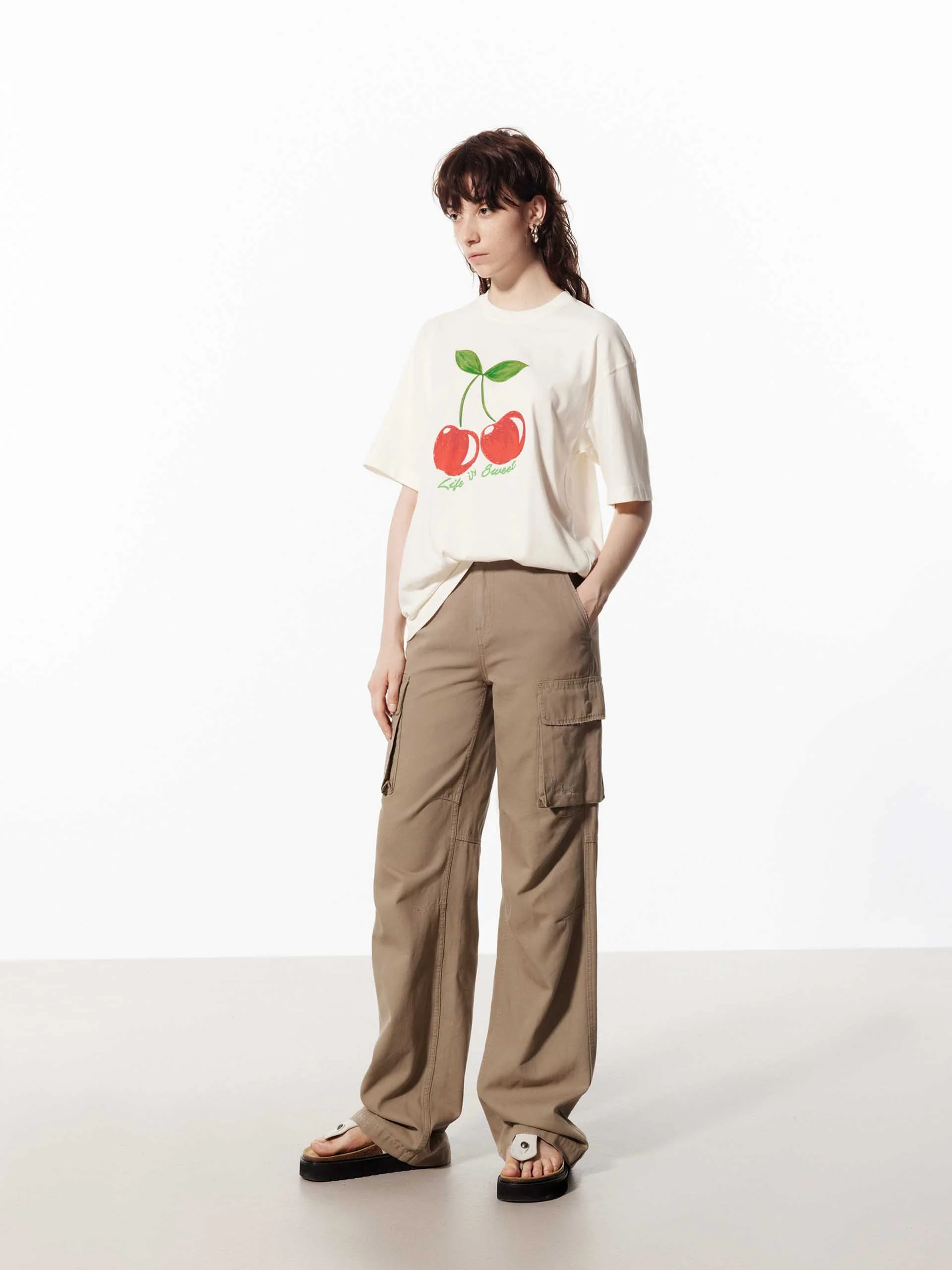 Cotton Cherry Graphic T-Shirt - Image 6