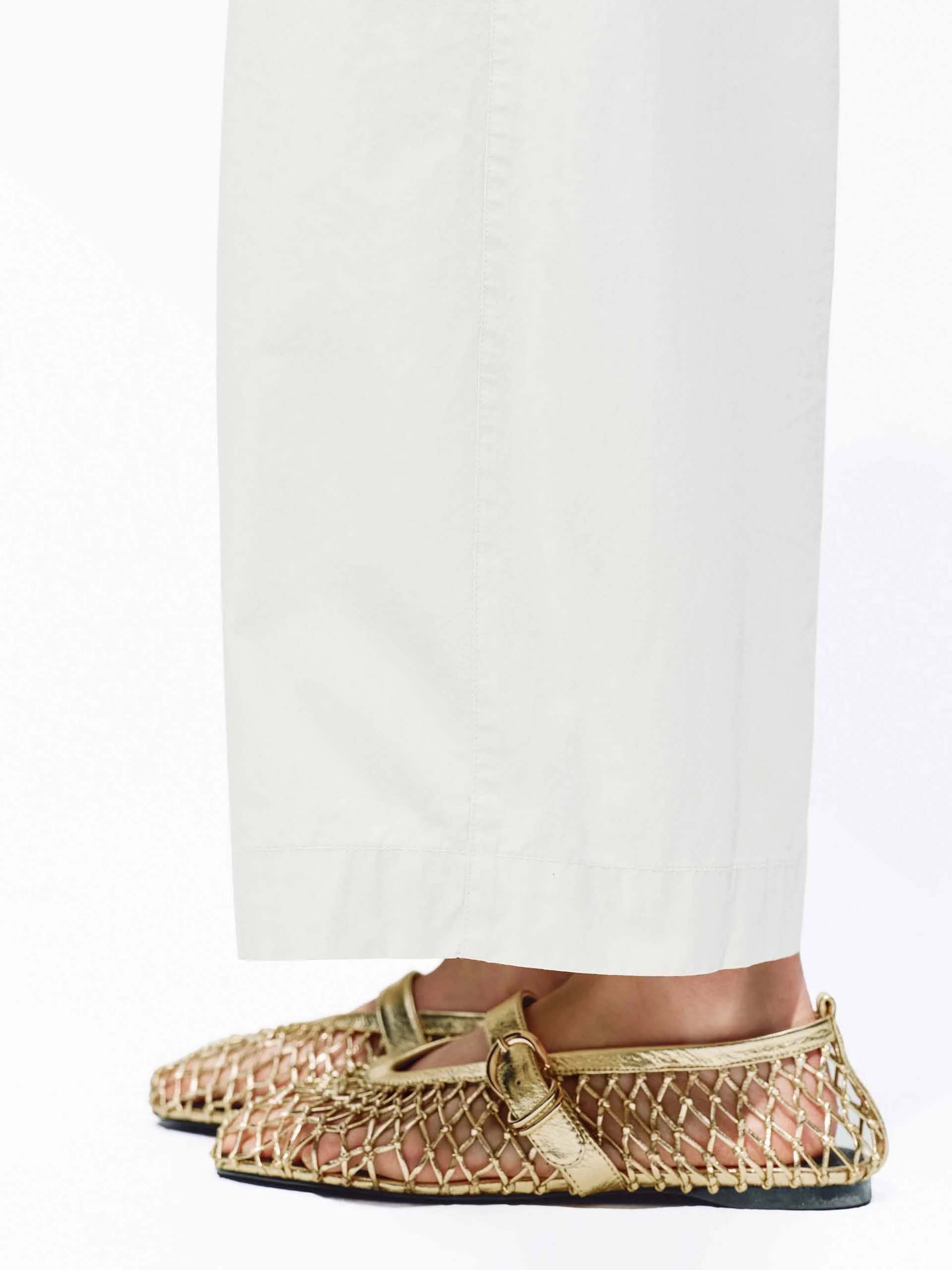 Cotton Cropped Pants - Image 16