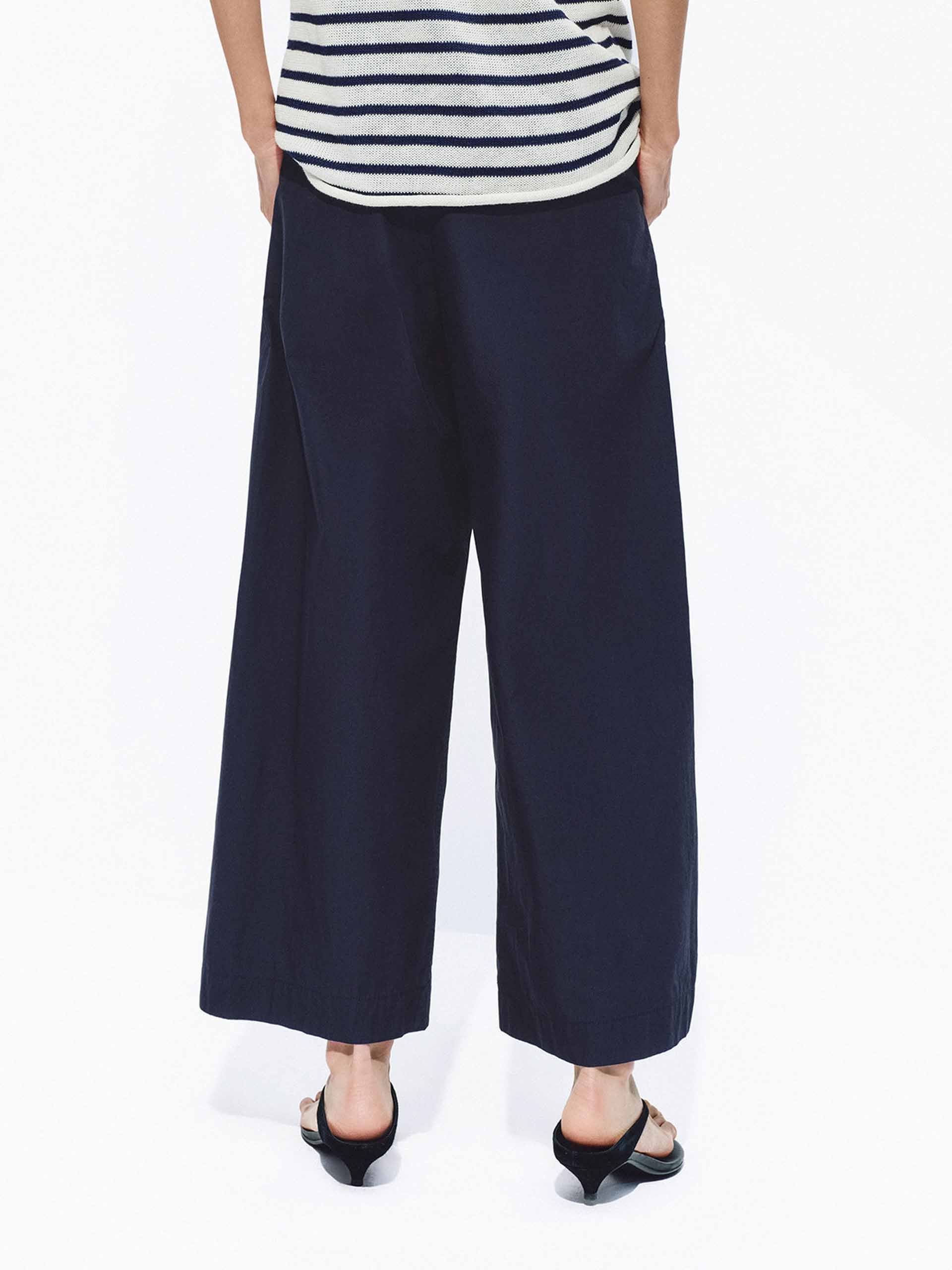 Cotton Cropped Pants - Image 3
