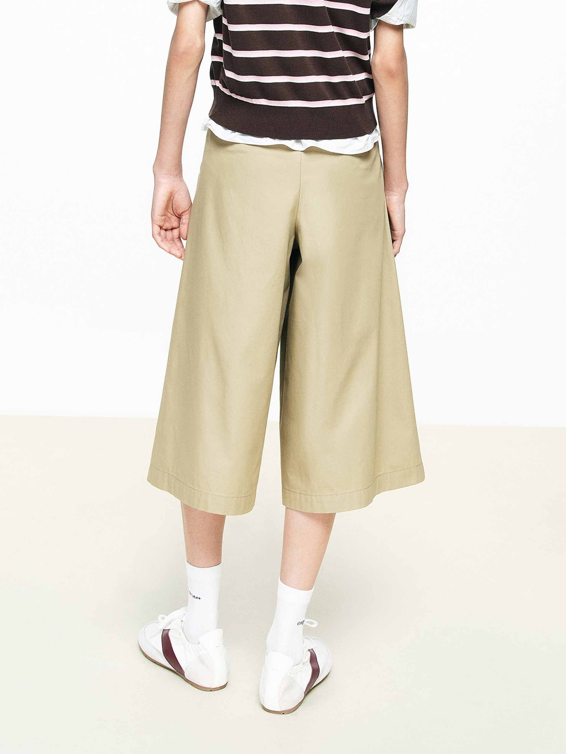 Cotton Cropped Shorts - Image 8