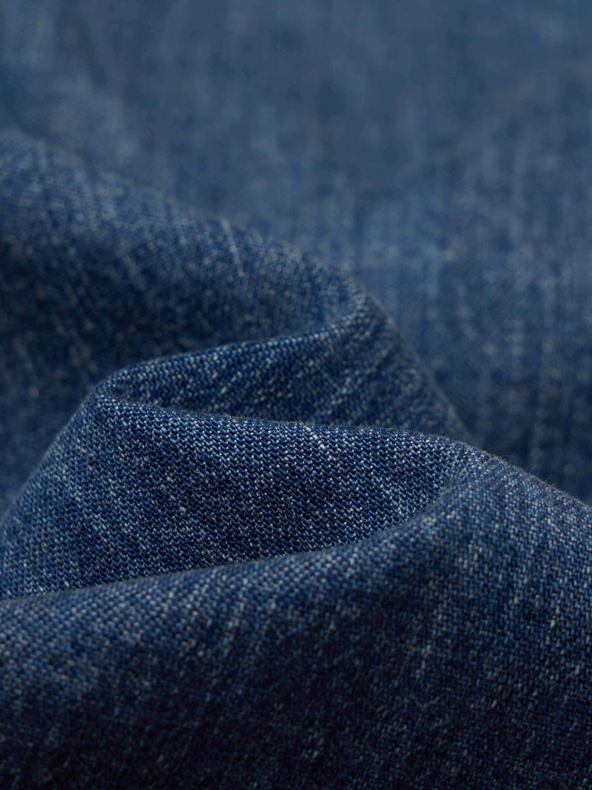 Cotton Denim Shirt Dress - Image 4