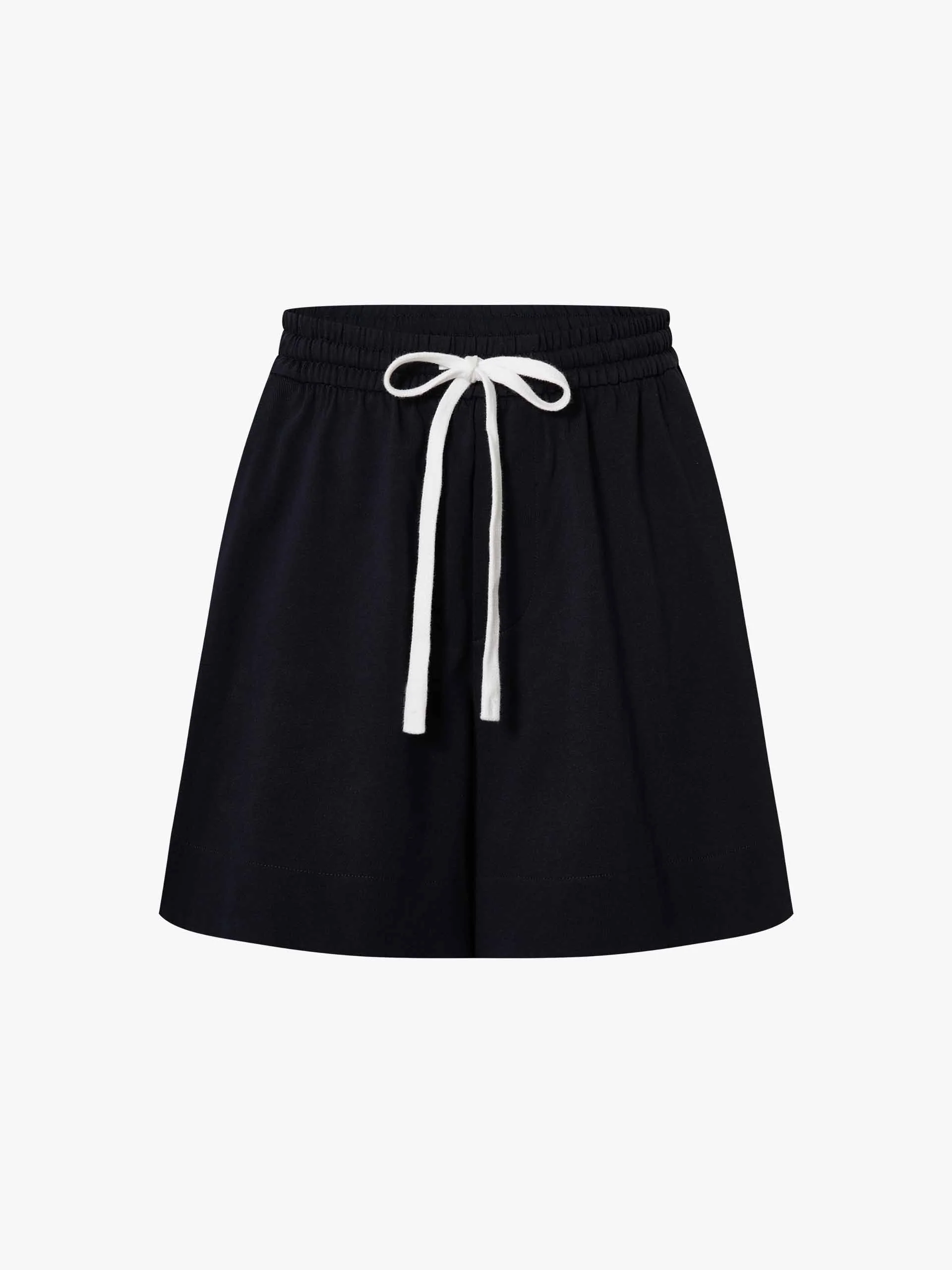 Cotton Drawstring Waist Shorts - Image 5