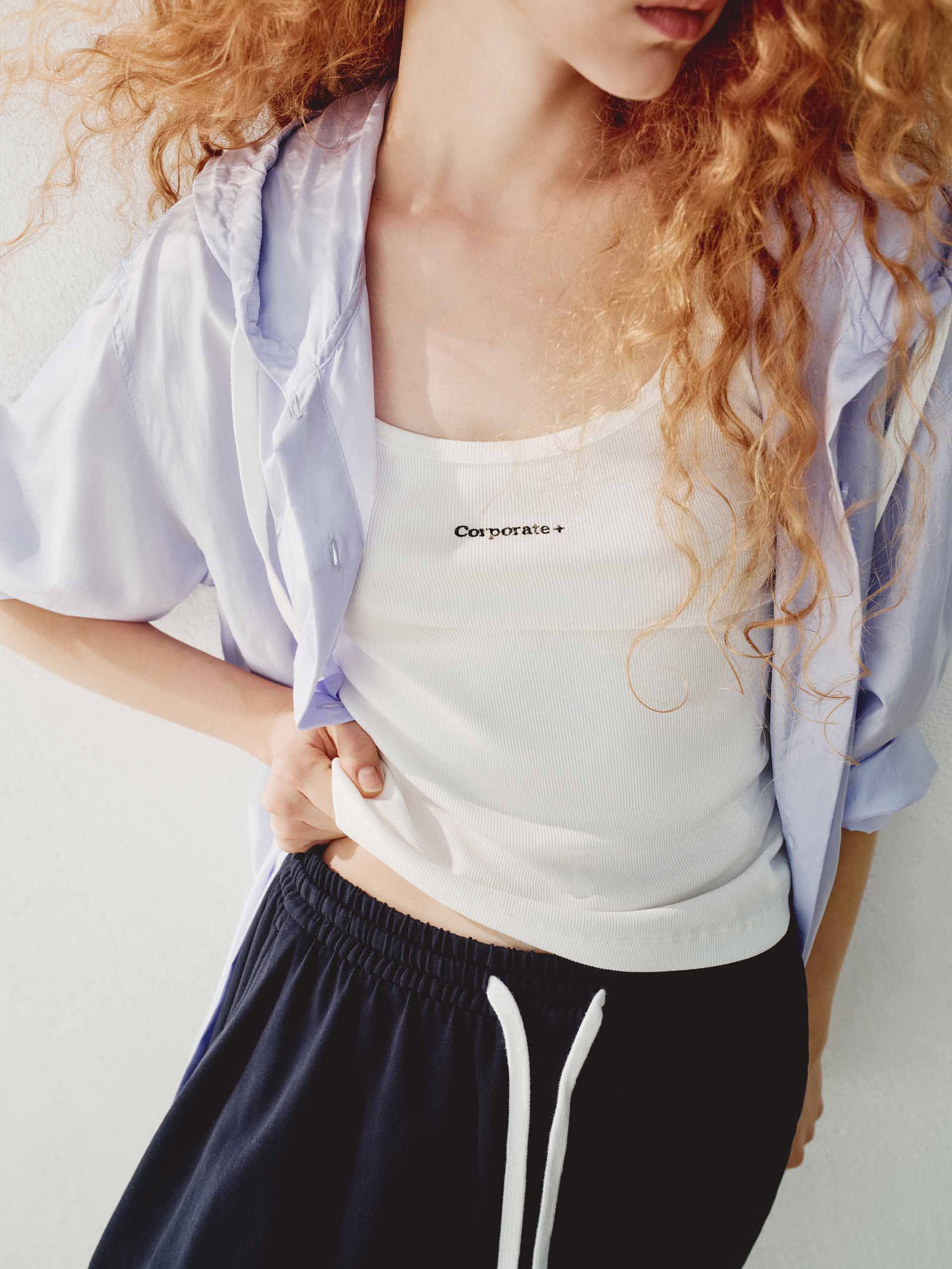 Cotton Drawstring Waist Shorts - Image 7