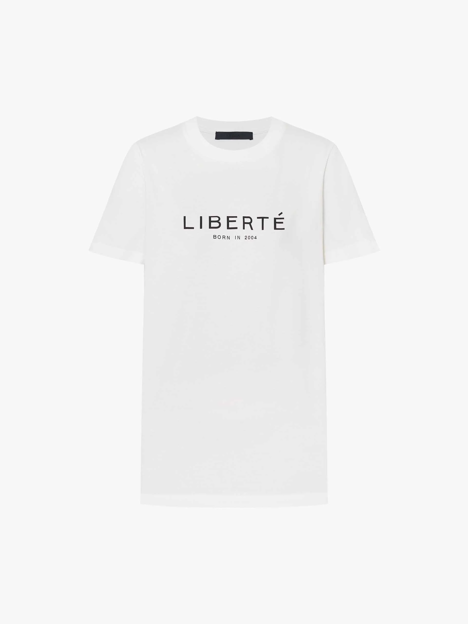 Cotton Letter Round Neck T-shirt - Image 5