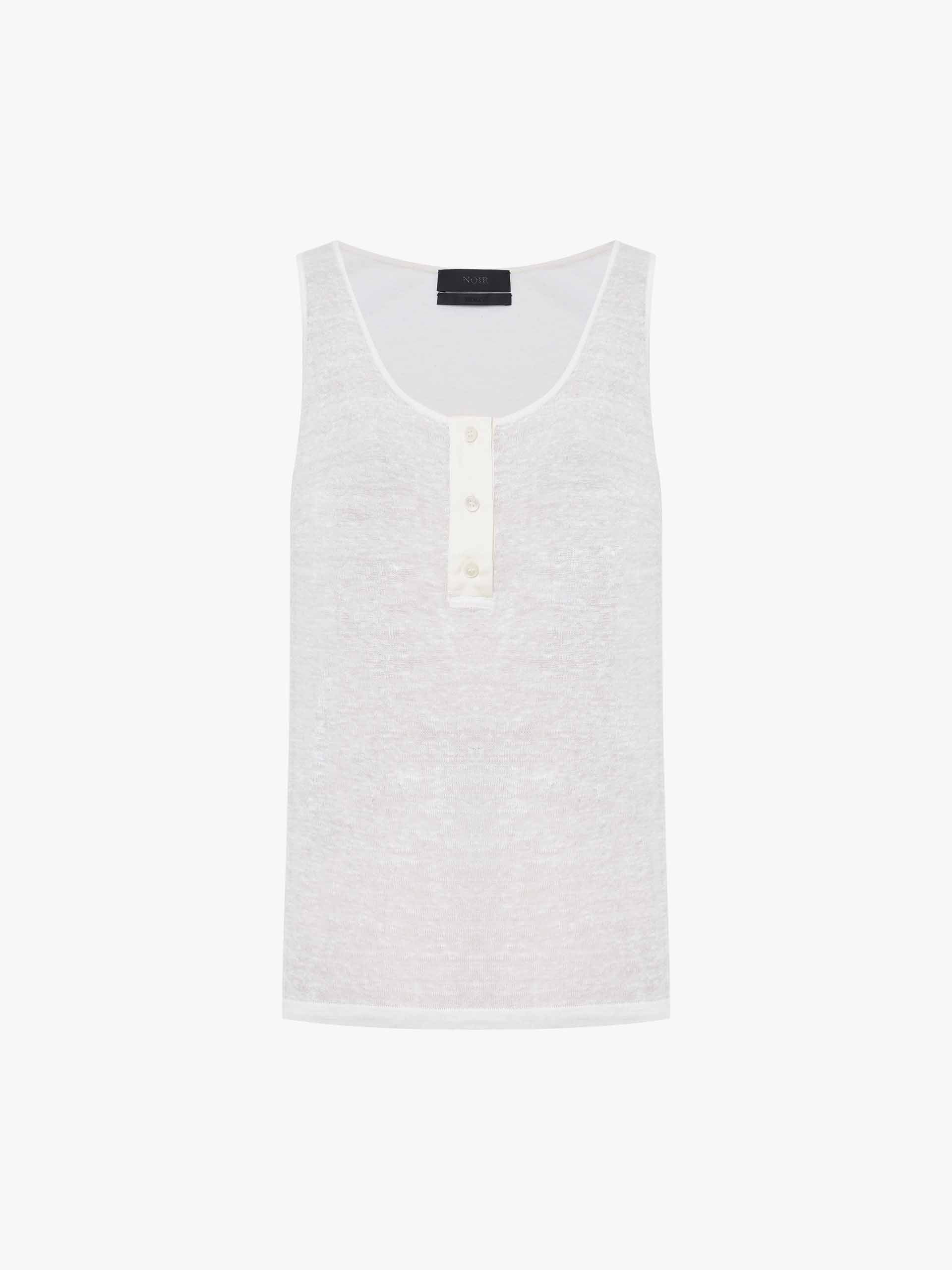 Cotton Linen Tank Top - Image 5