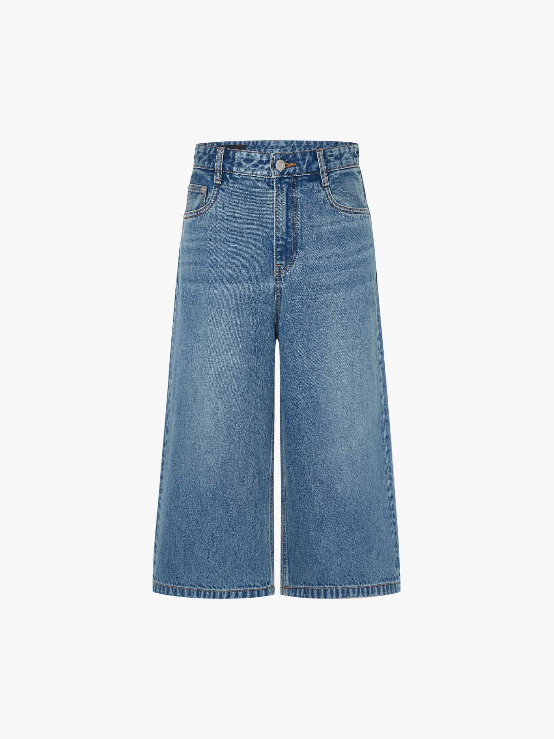 Cotton Midi Length Shorts - Image 5