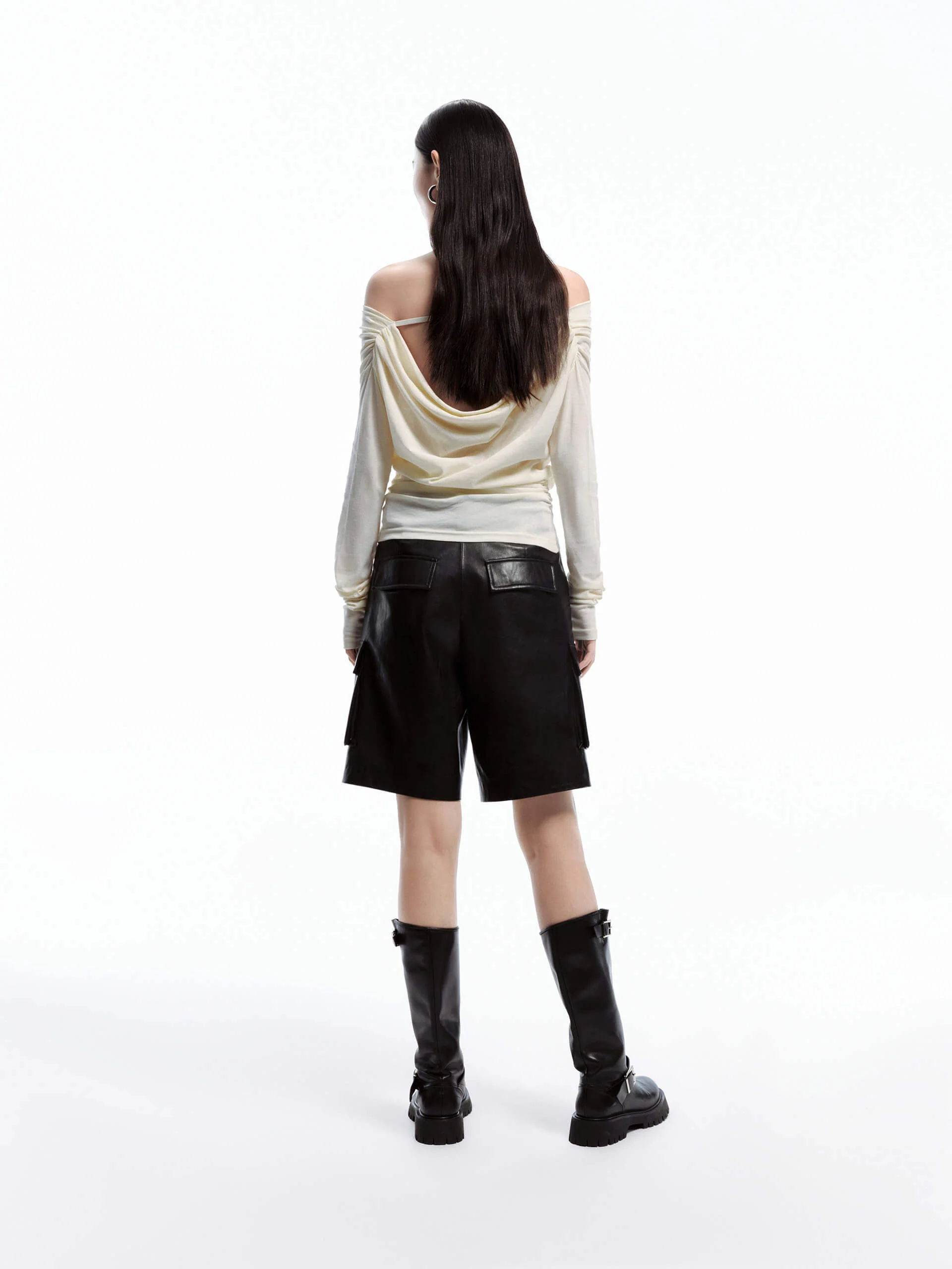 Cotton Off Shoulder Top - Image 11
