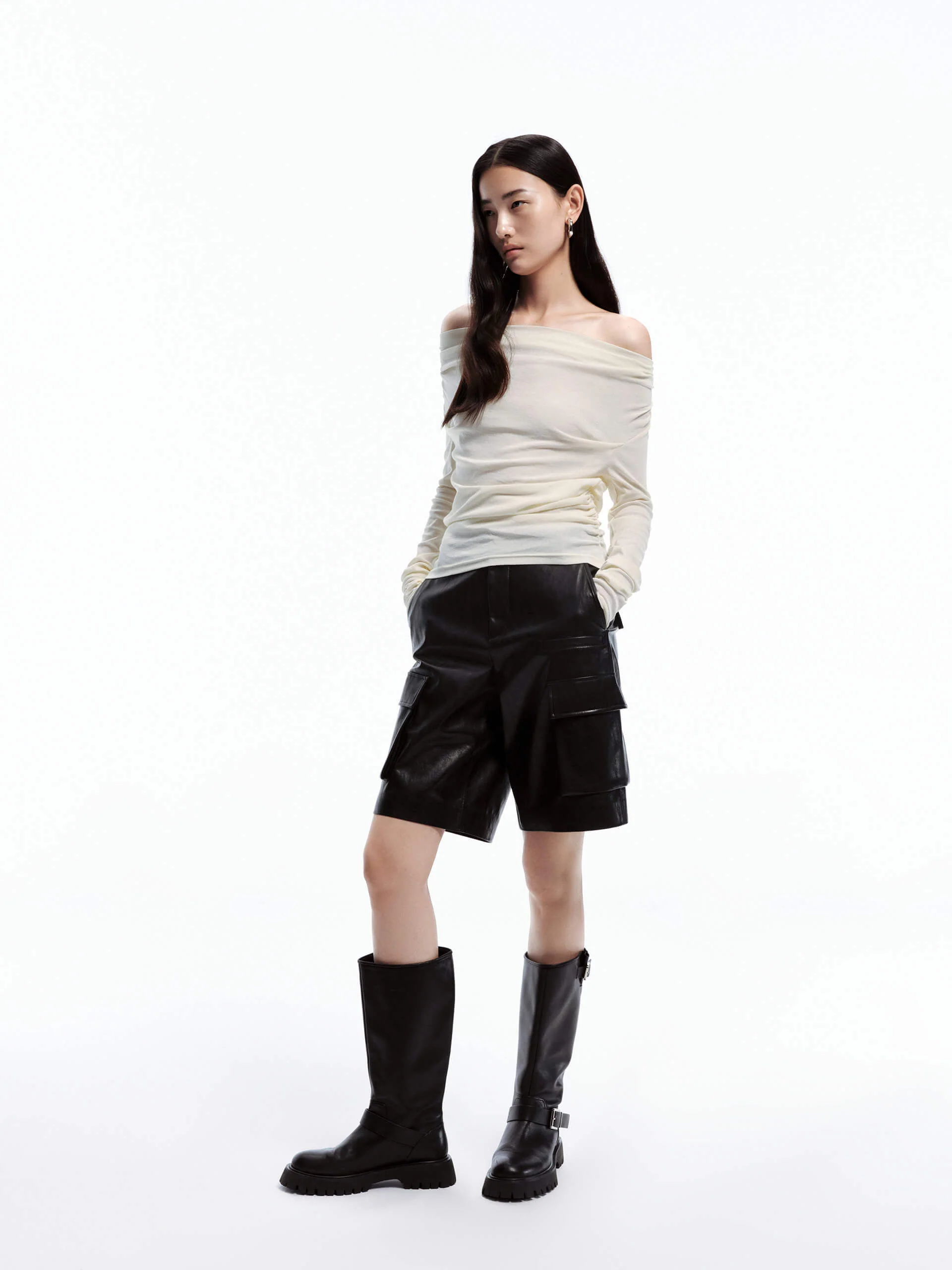 Cotton Off Shoulder Top - Image 16