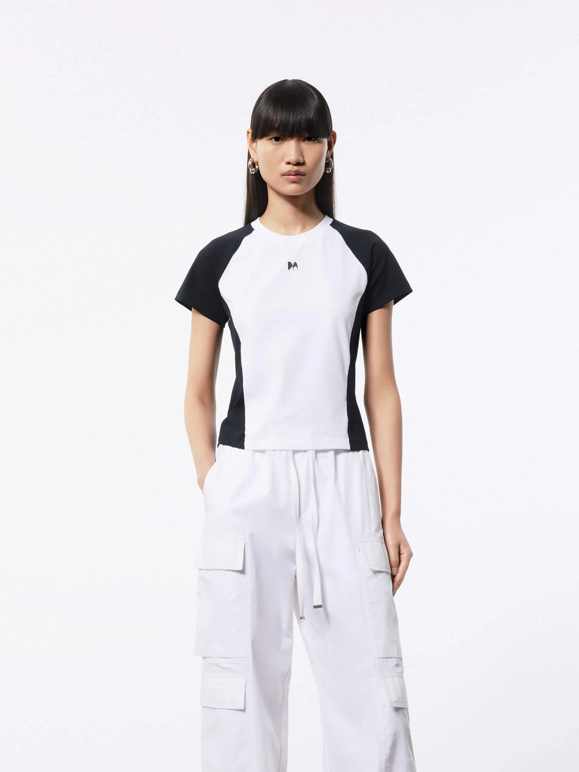 Cotton Raglan Sleeves T-shirt - Image 9
