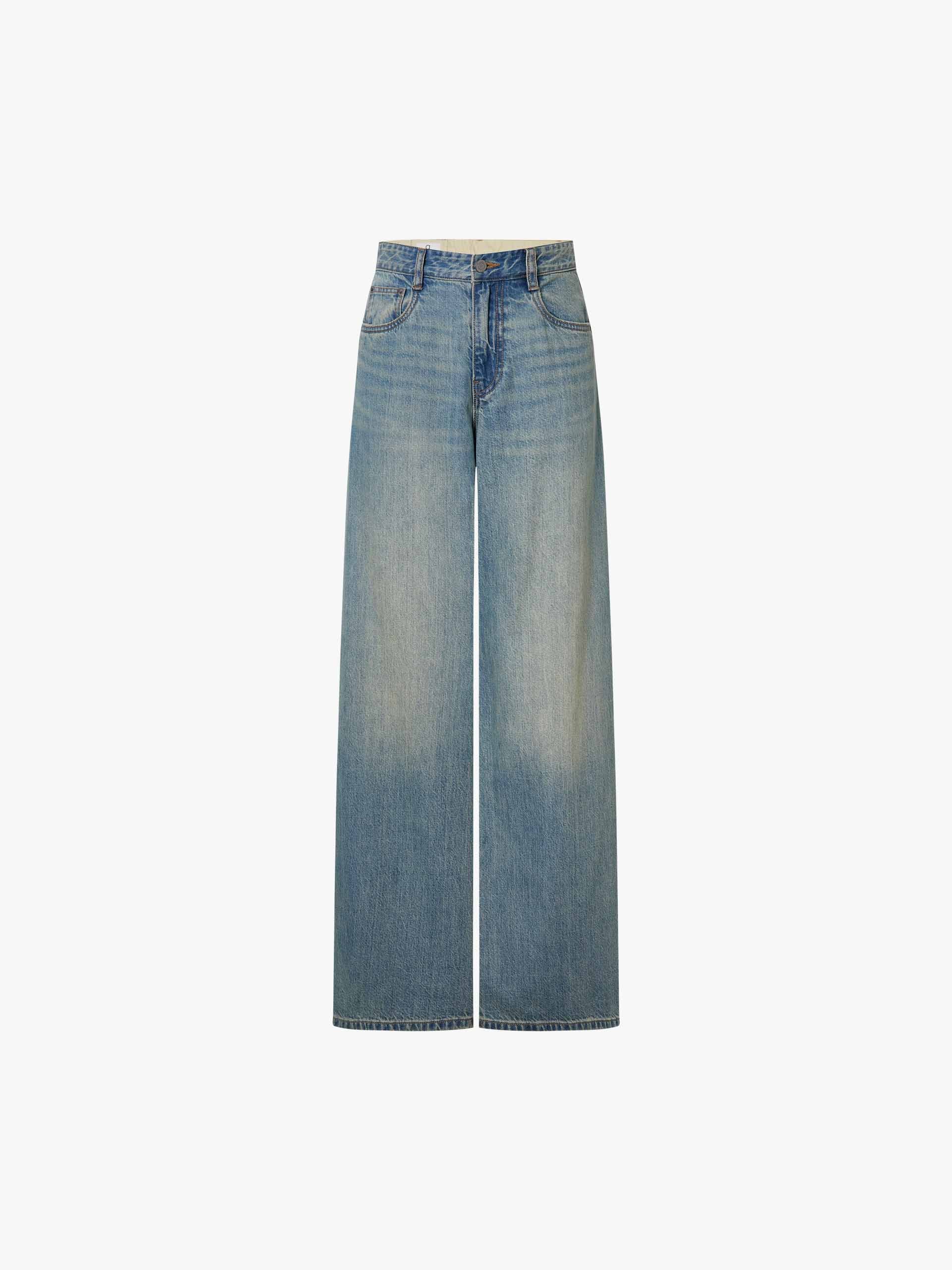 Cotton Relaxed Straight Jeans - Image 5