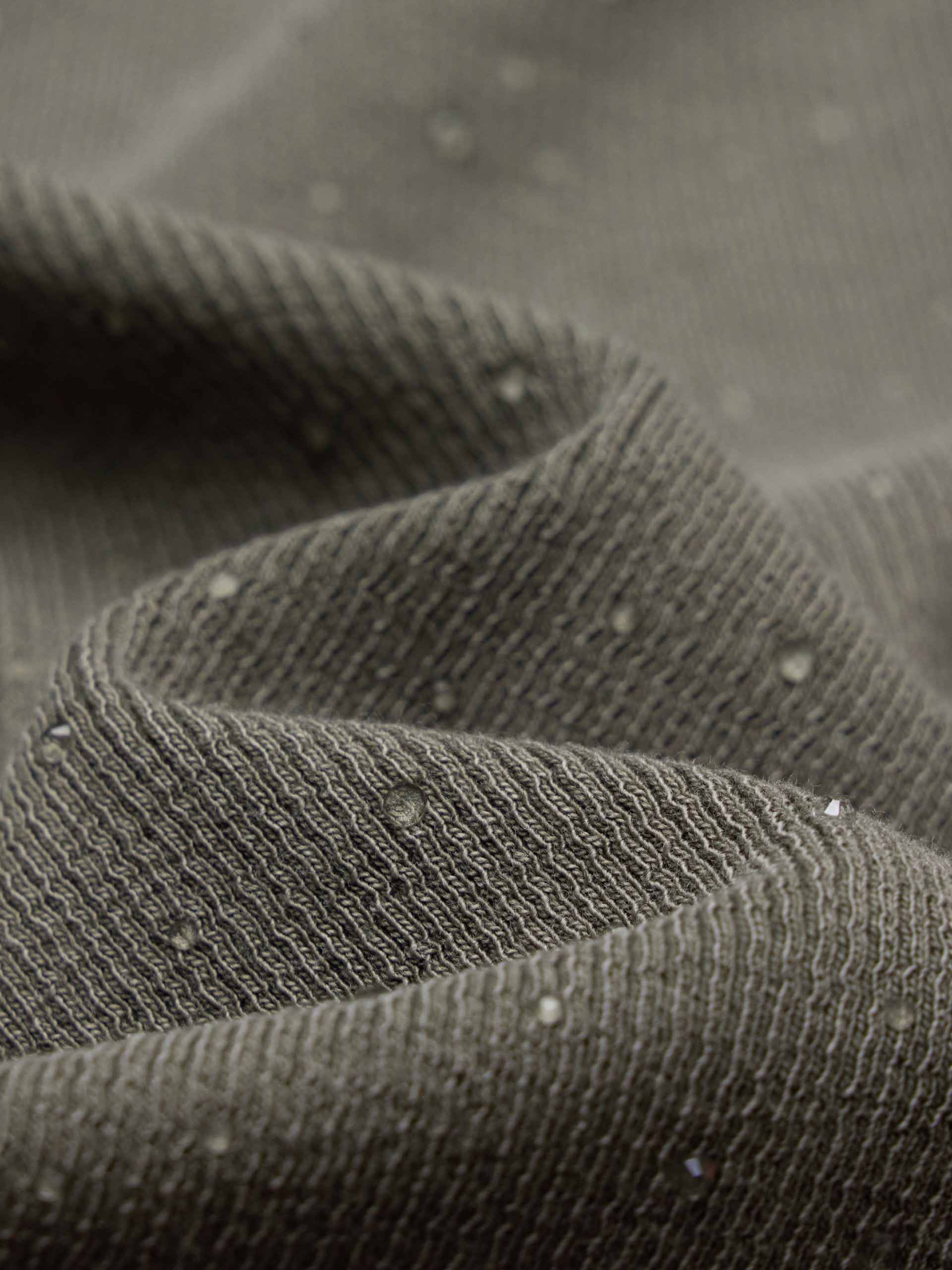 Cotton Rhinestone Detail T-shirt - Image 4