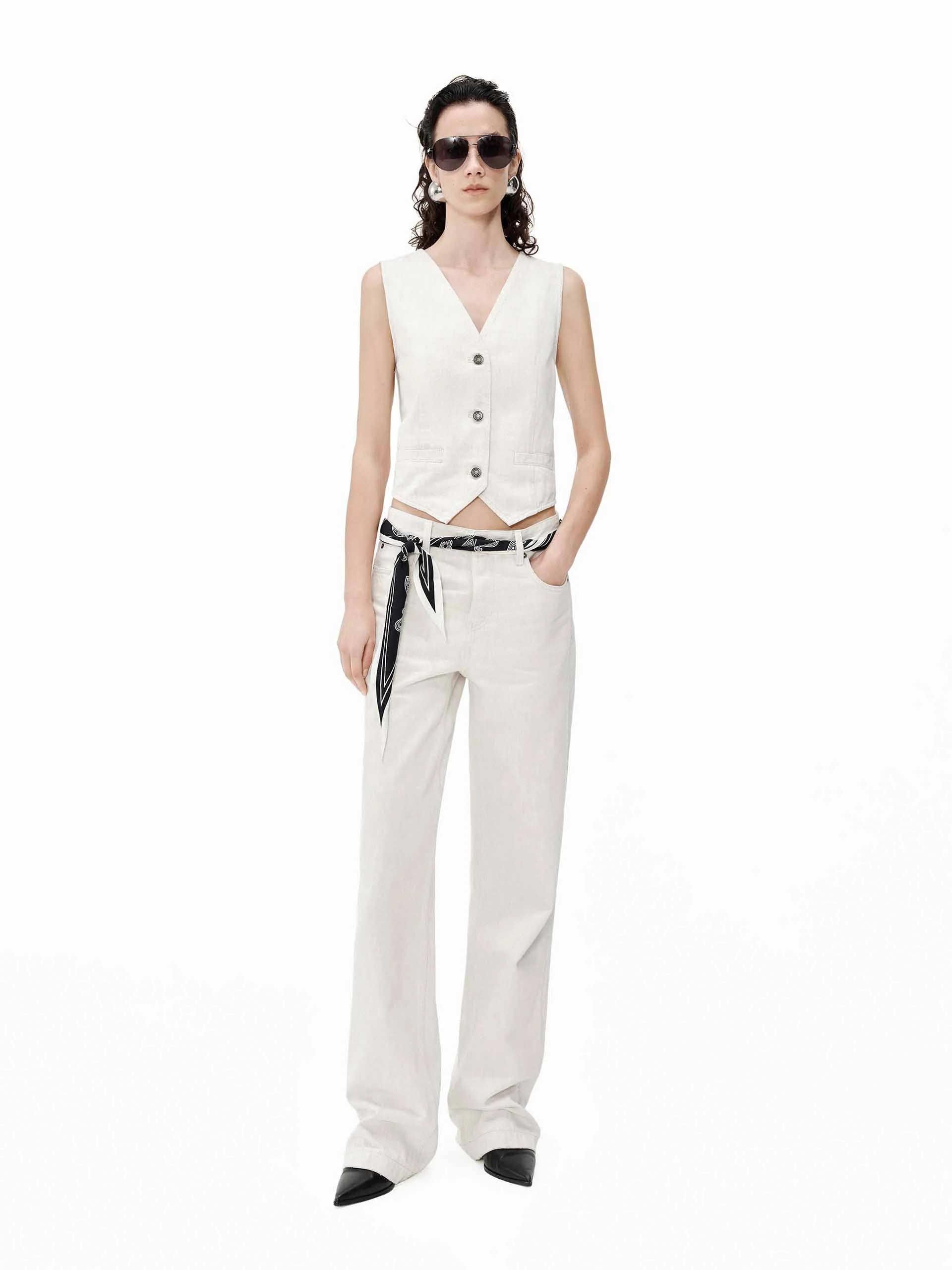 Cotton Short Waistcoat - Image 2