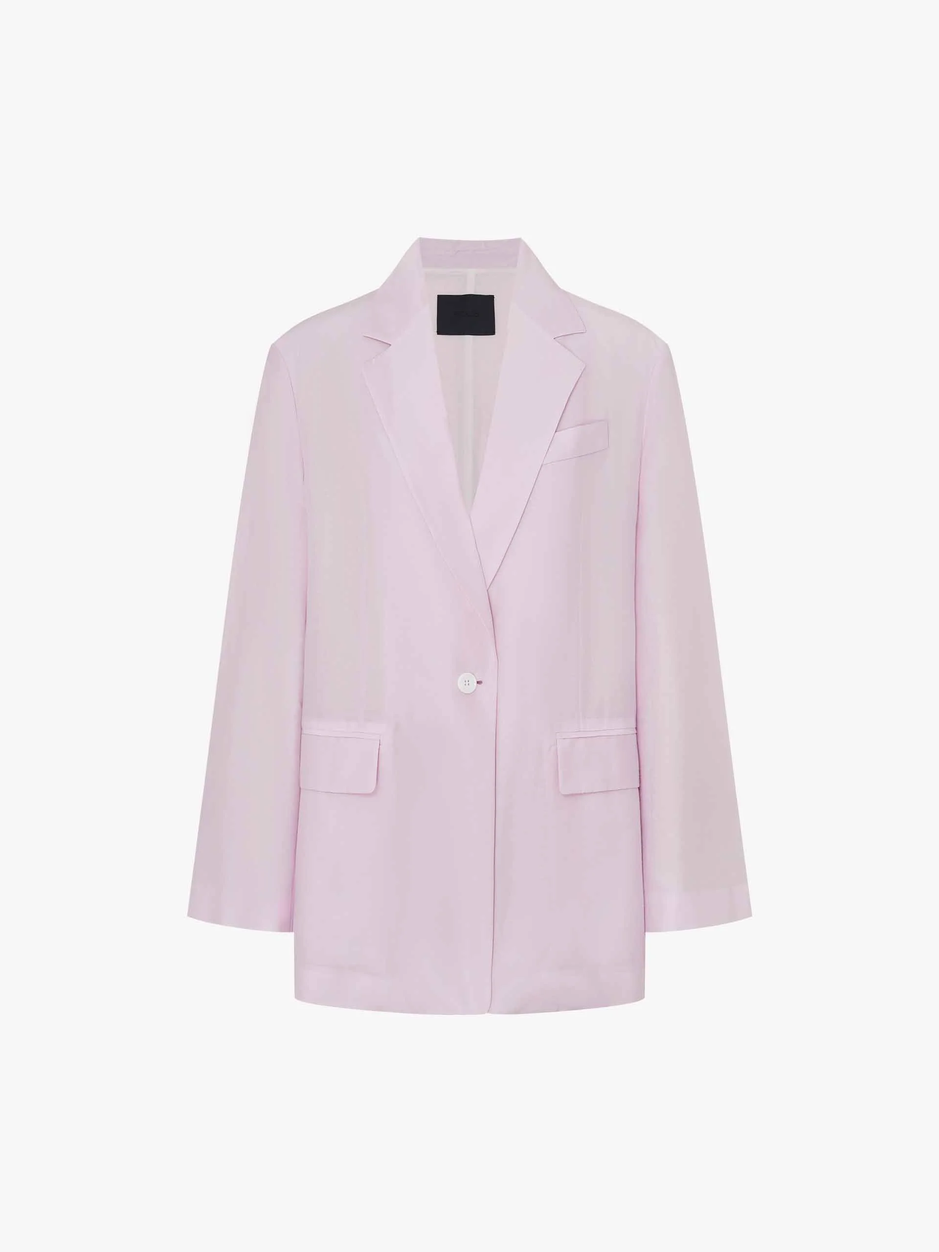 Cotton Silk Blend Blazer - Image 5