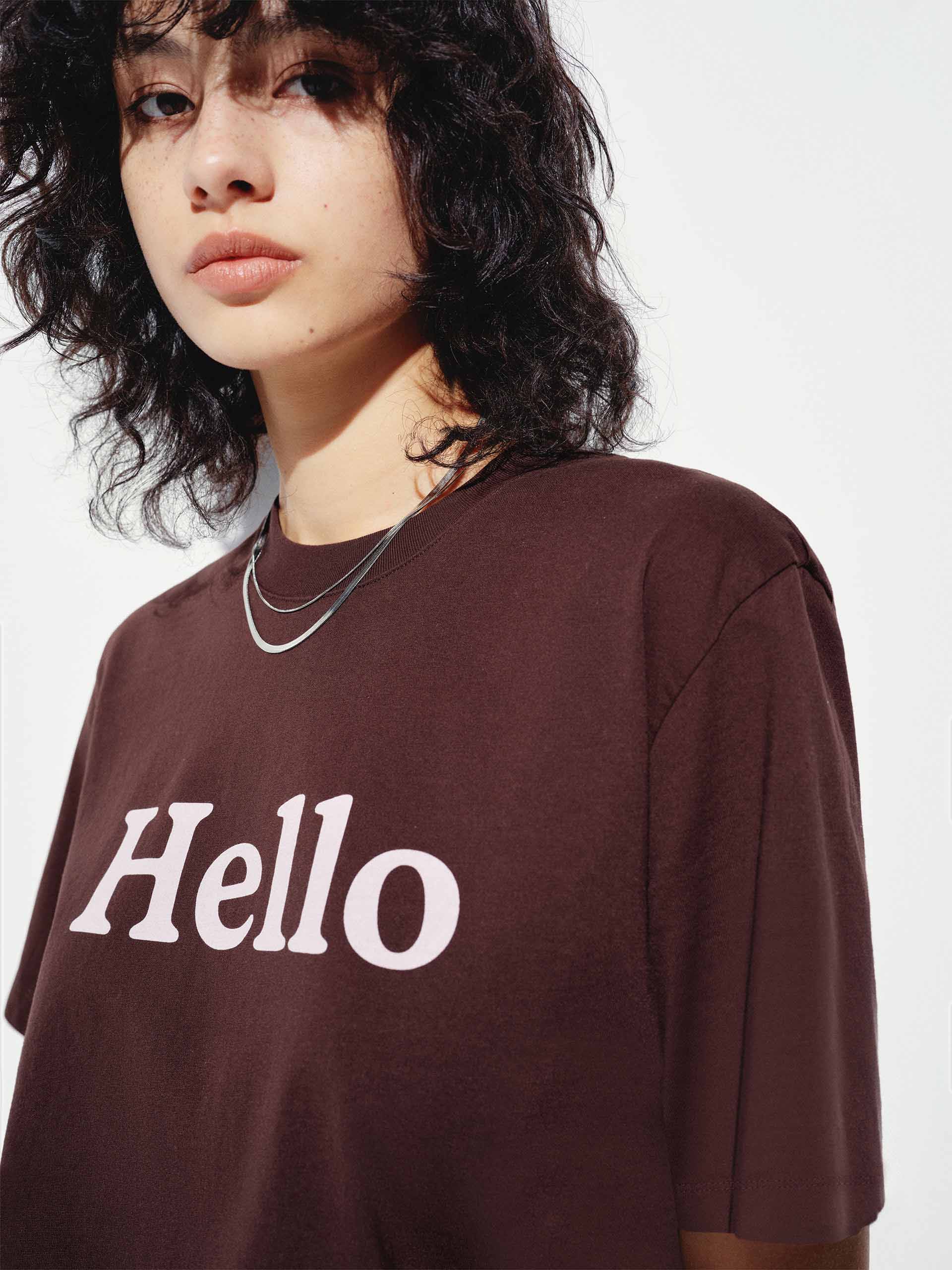 Cotton Slogan Printed T-shirt - Image 15