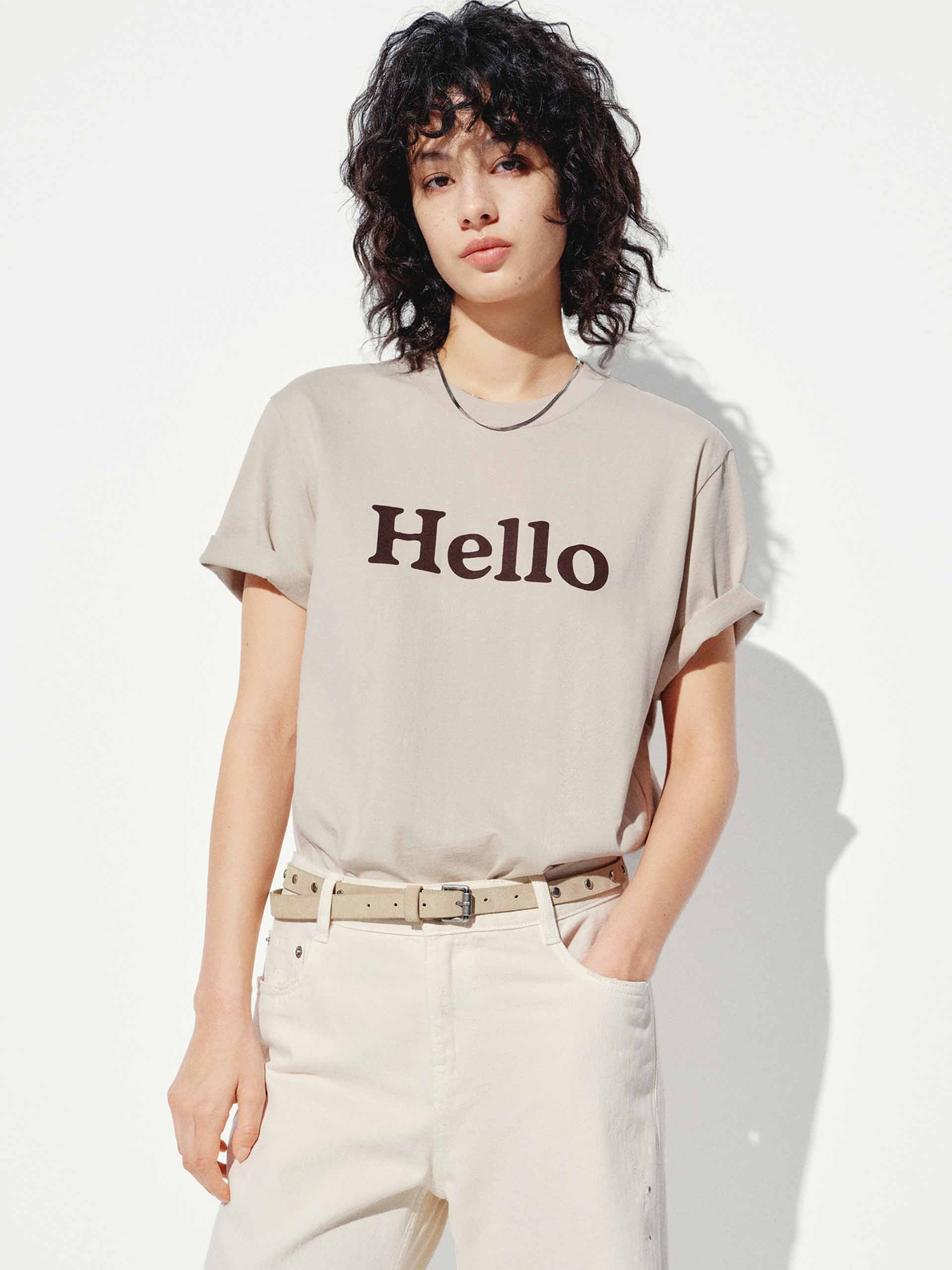 Cotton Slogan Printed T-shirt - Image 8