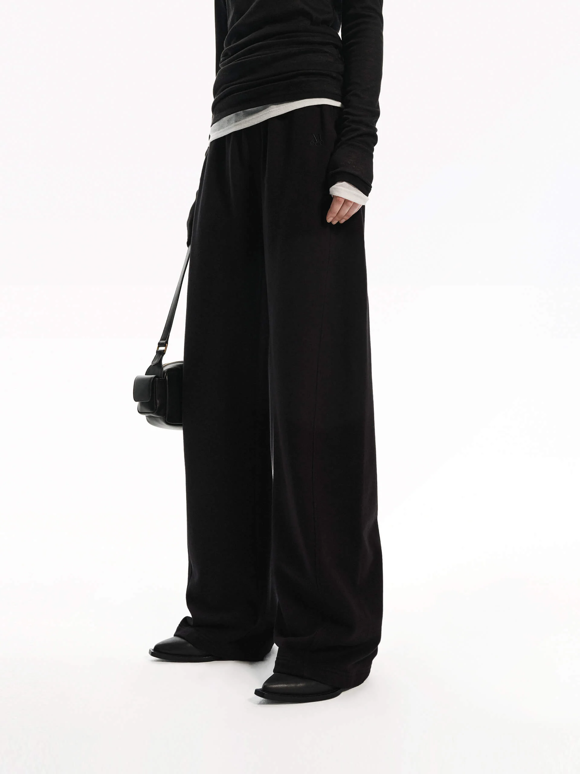 Cotton Wide Leg Pants - Image 3