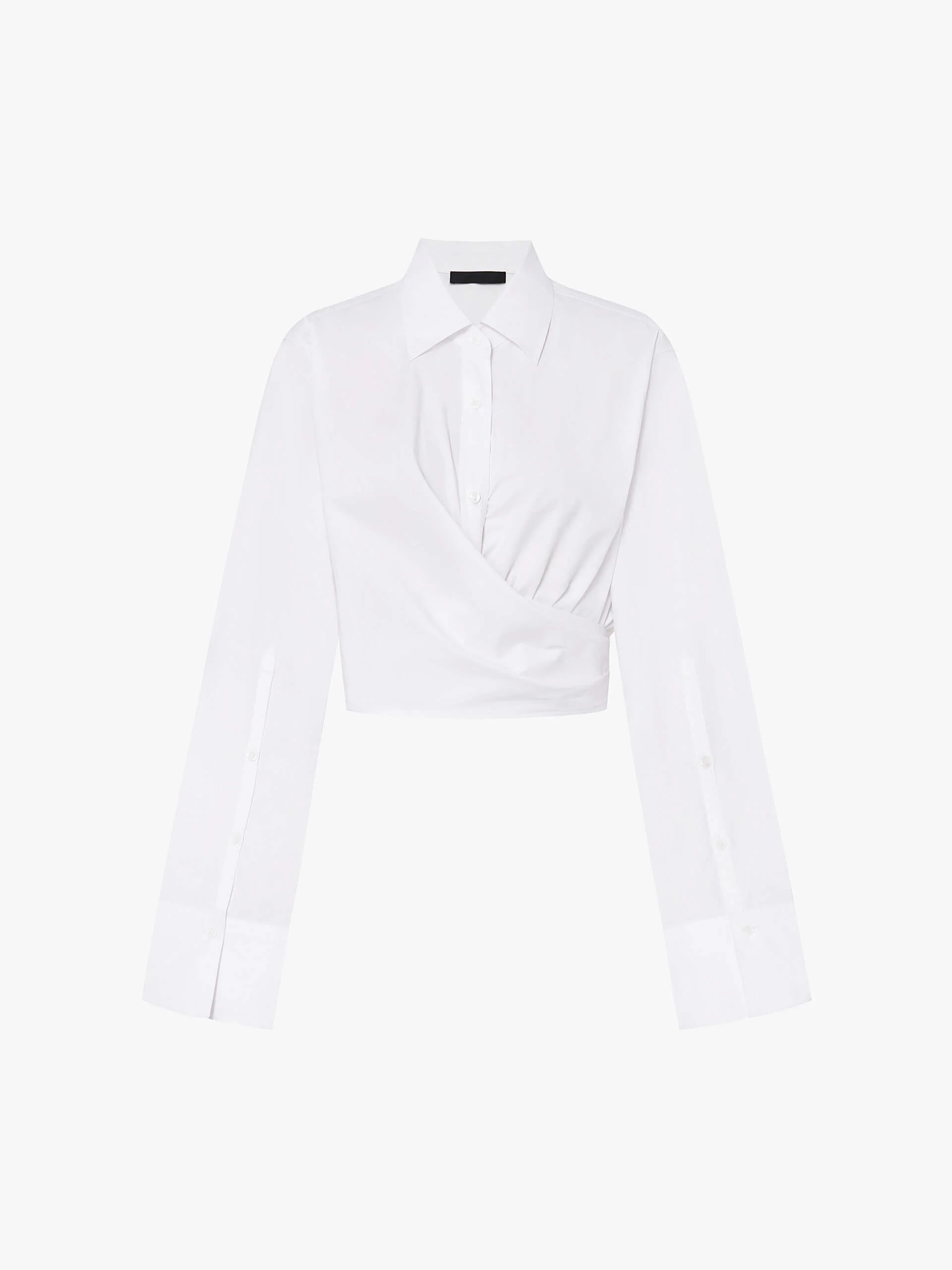 Cotton Wrap Cropped Top - Image 22