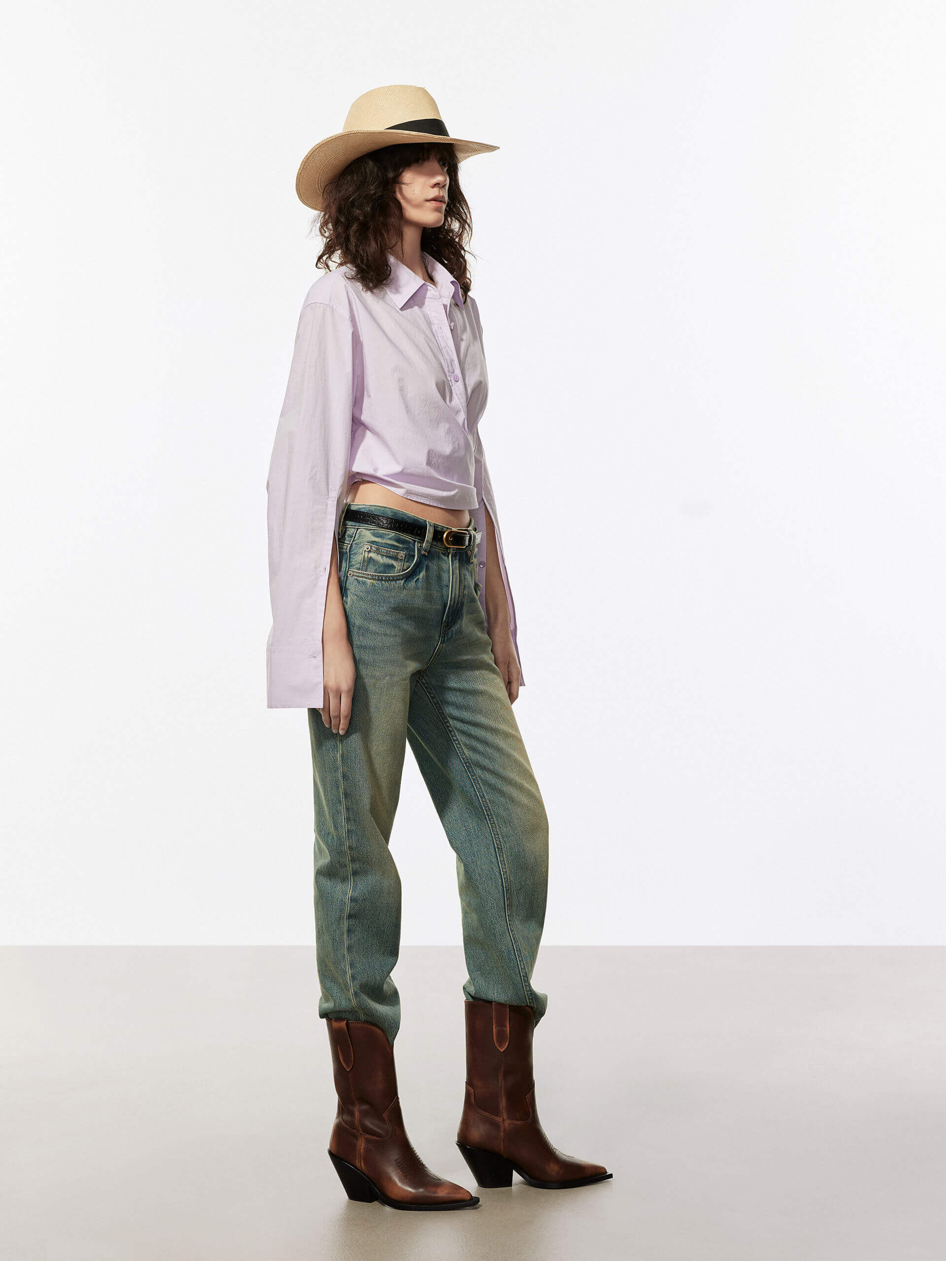 Cotton Wrap Cropped Top - Image 7