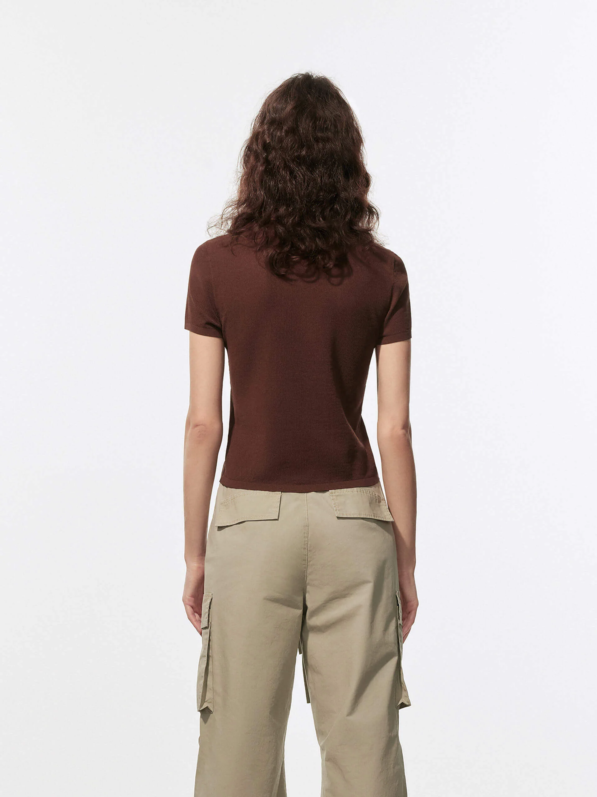Crew Neck Knitted Top - Image 7
