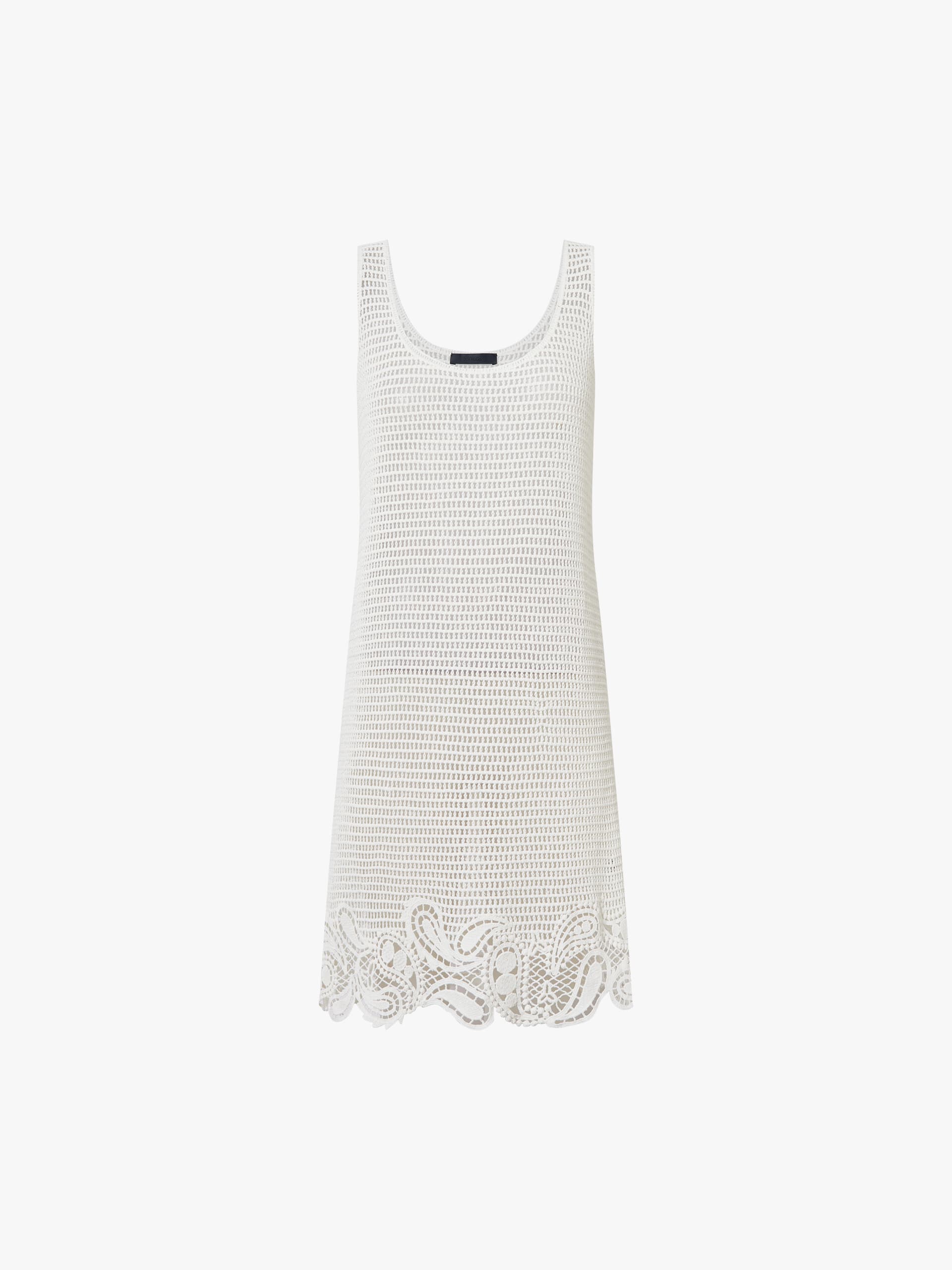 Crochet Sleeveless Mini Dress - Image 5