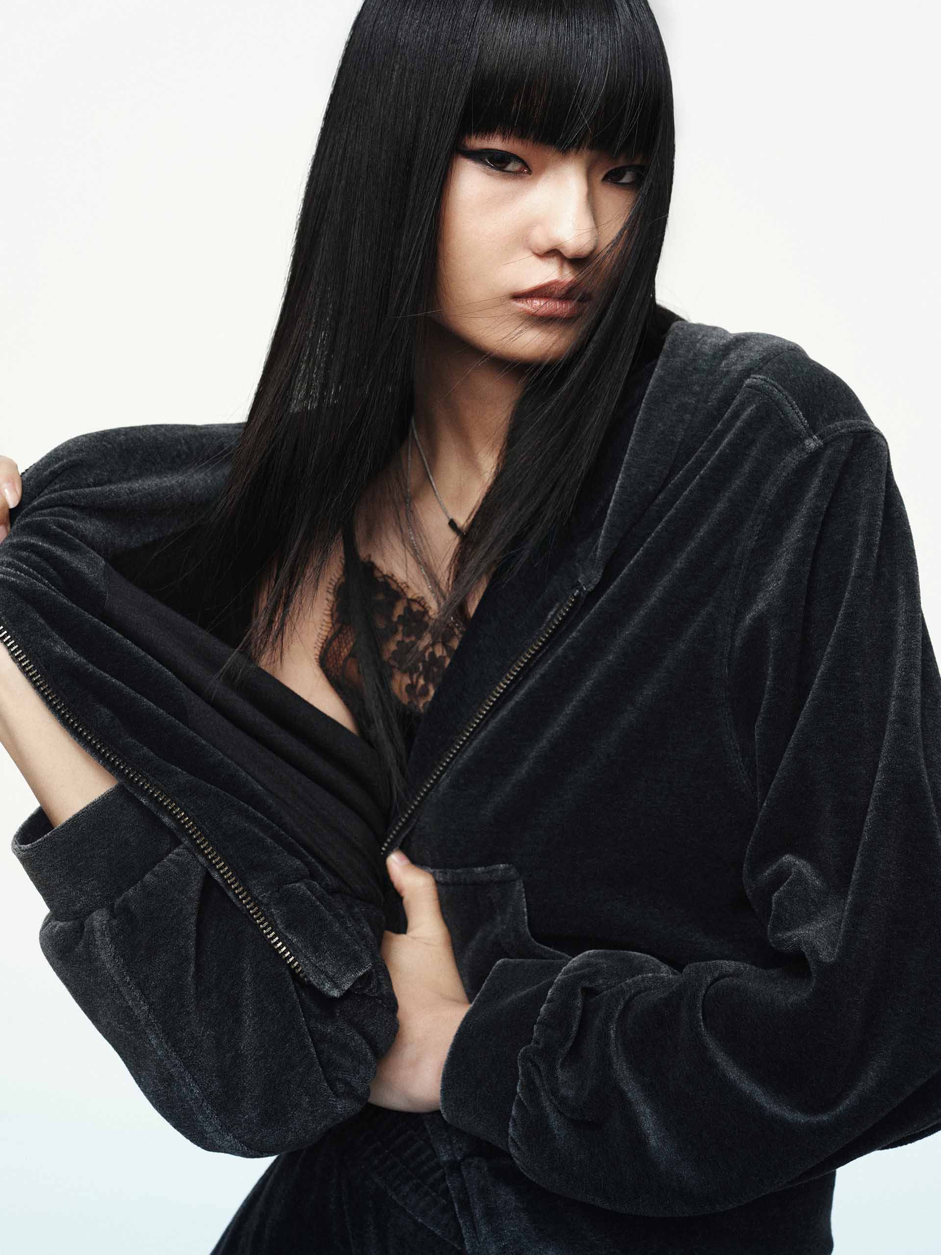 Cropped Hooded Jacket - Image 11